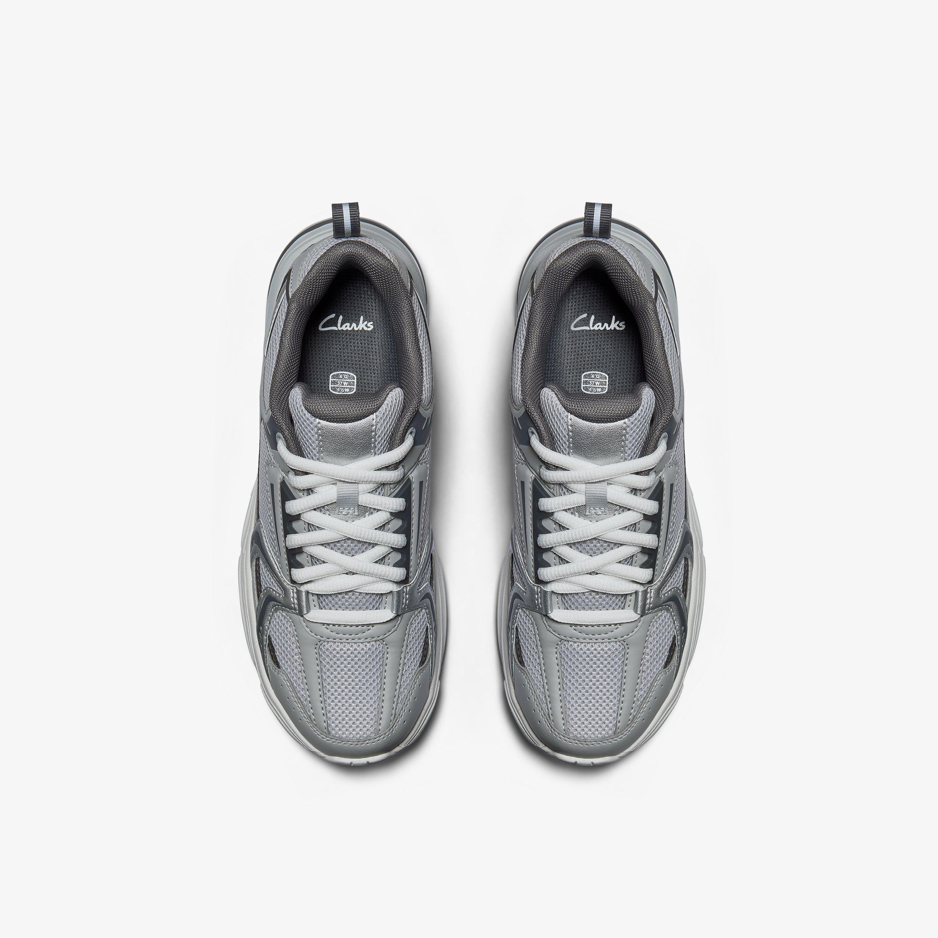 Crafton Move Older Grey Combination Trainers, view 6 of 6