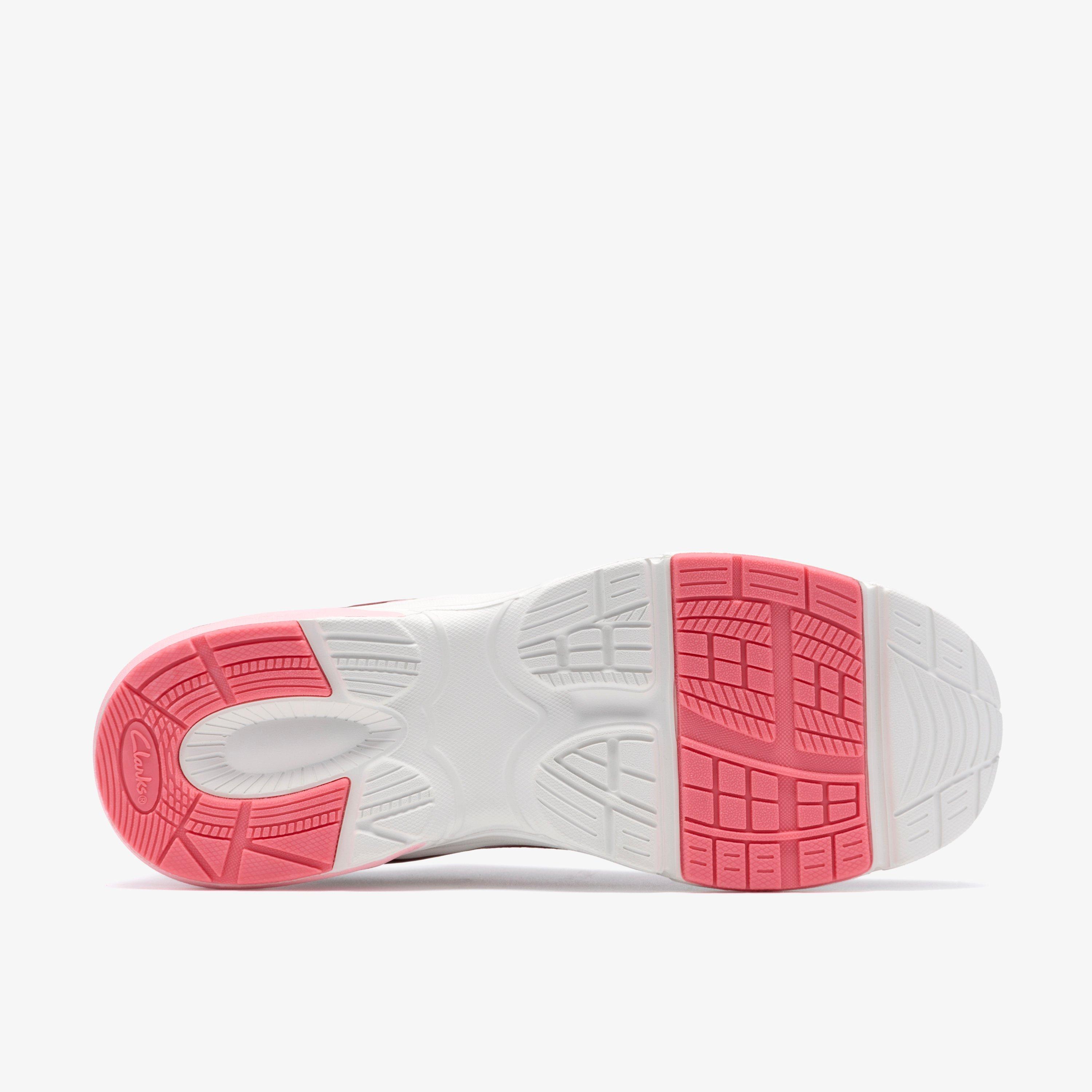 Crafton Move Older Pink Combination Synthetic Trainers, view 3 of 6