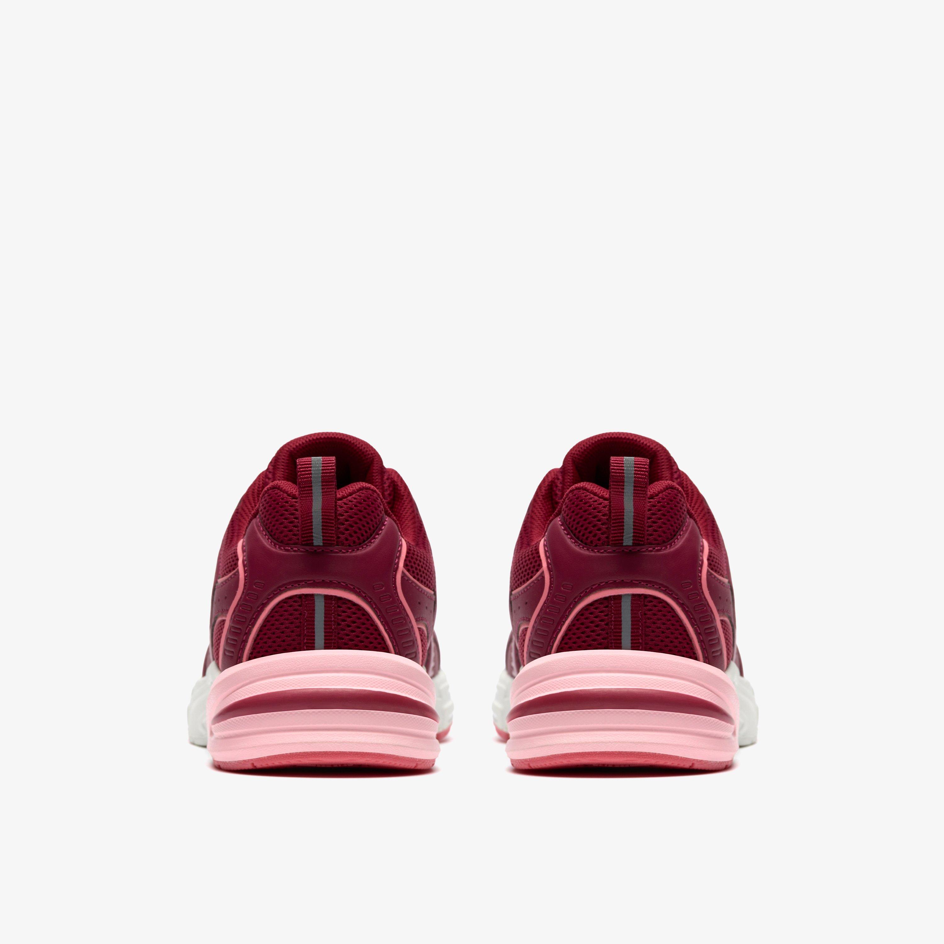 Crafton Move Older Pink Combination Synthetic Trainers, view 5 of 6