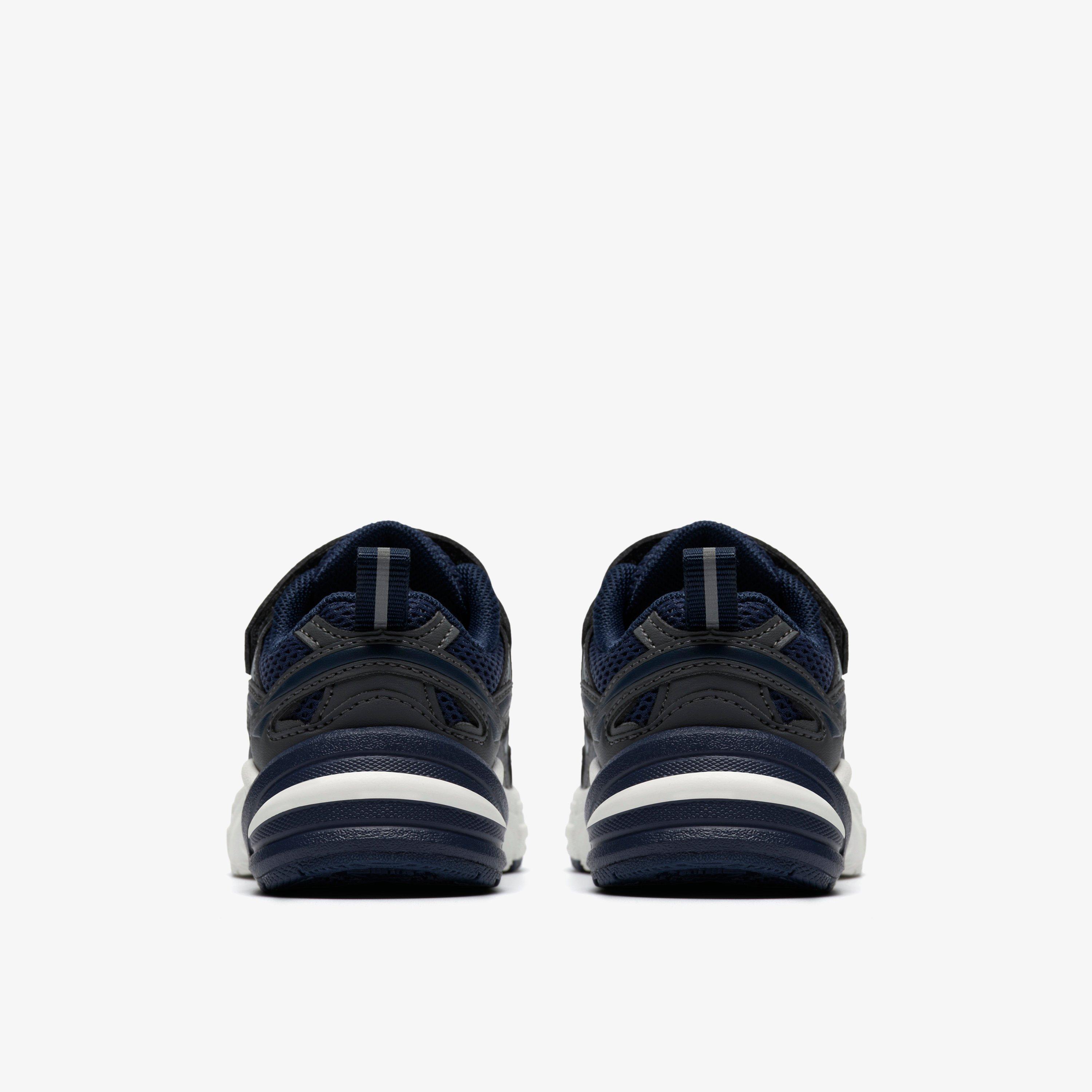 Crafton Move Toddler Navy Combination Synthetic Trainers, view 5 of 6