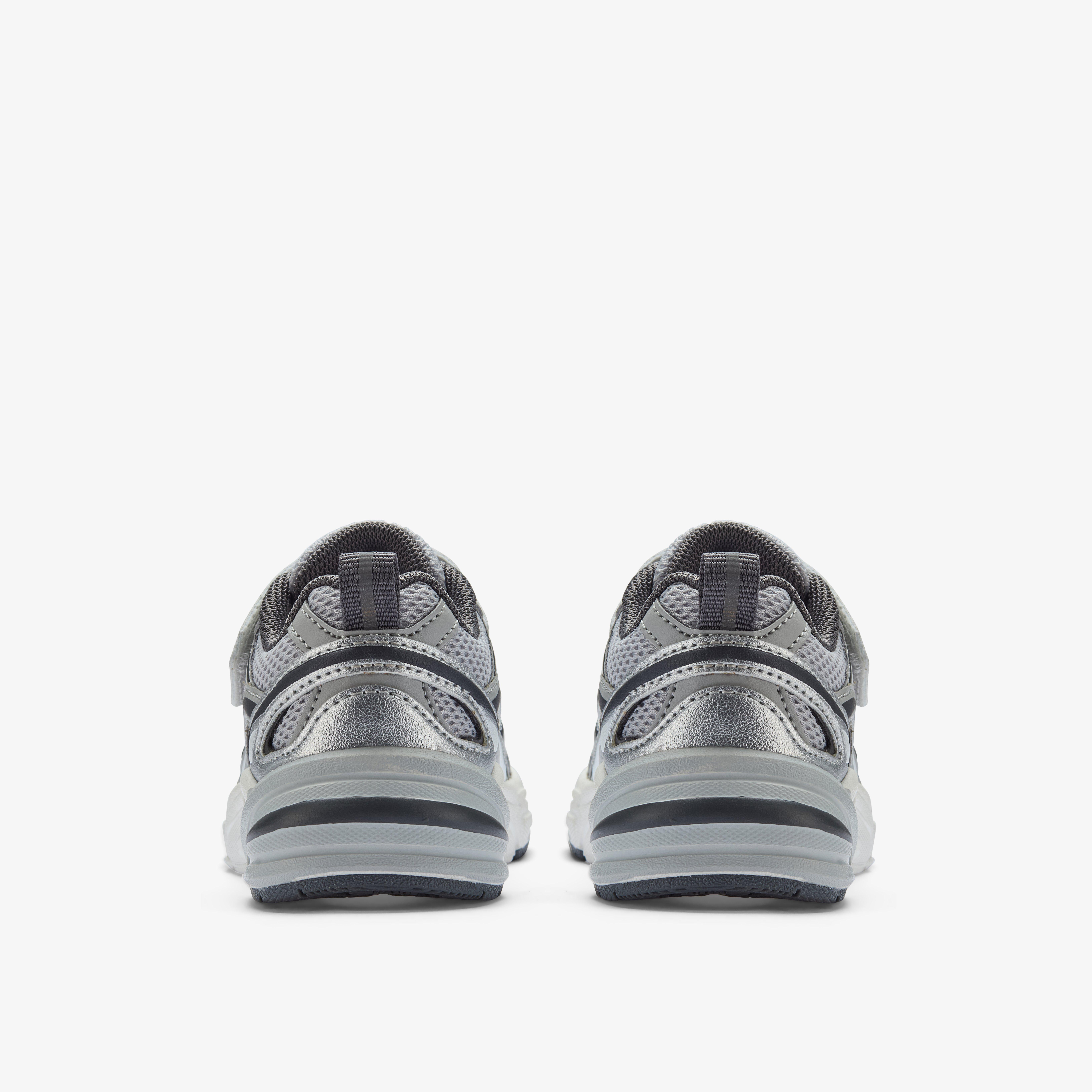 Crafton Move Toddler Grey Combination Trainers, view 4 of 6