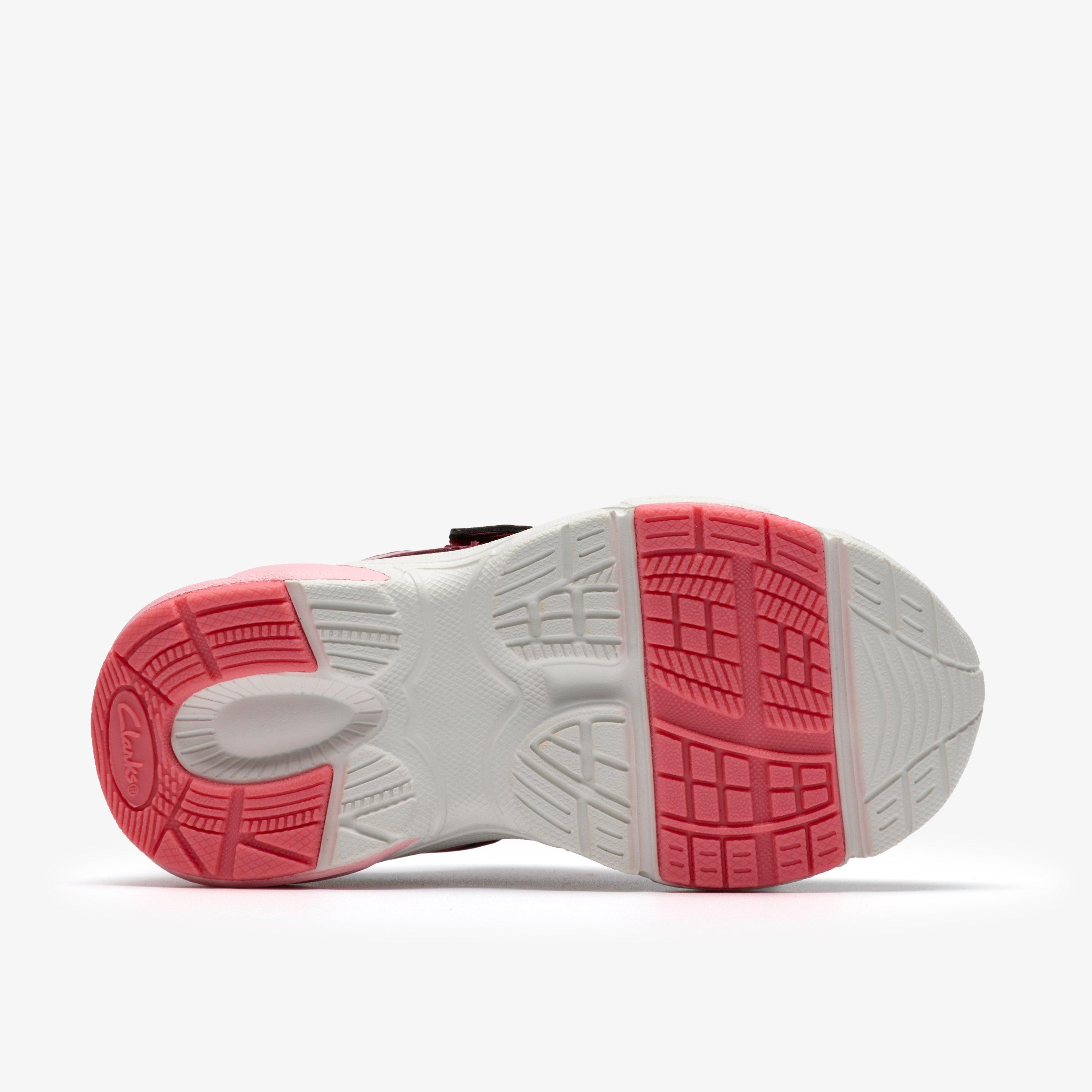 Crafton Move Toddler Pink Combination Synthetic Trainers, view 3 of 6