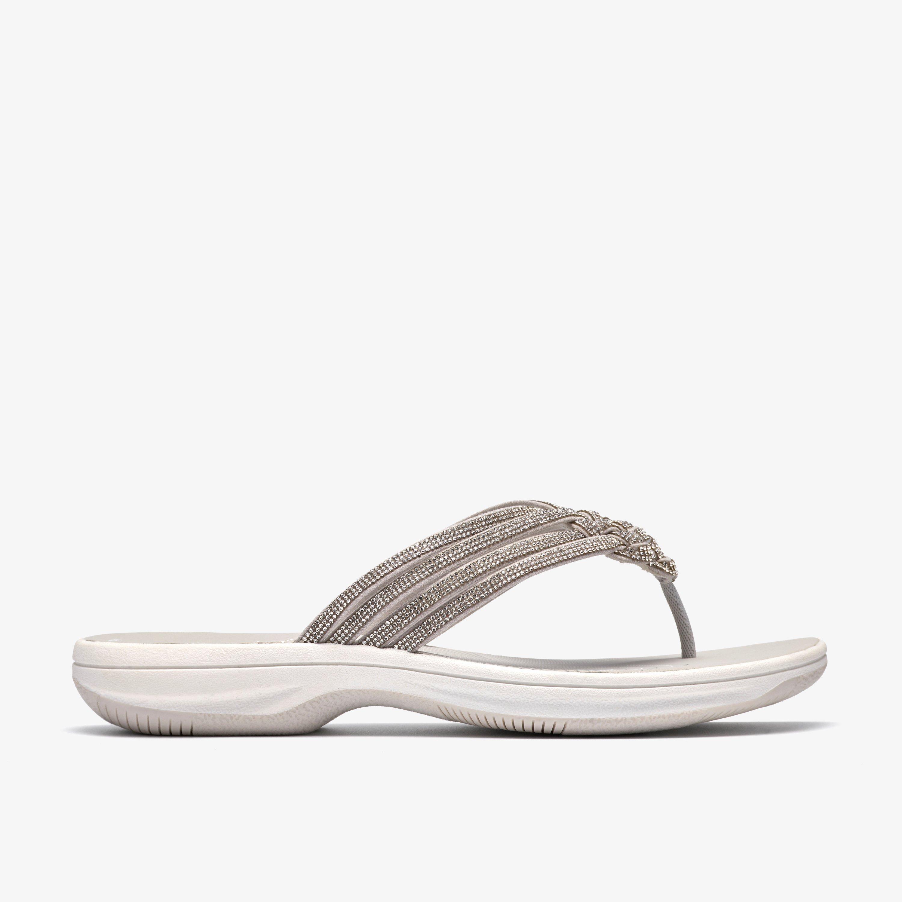 Breeze Gem Silver Flip Flop, view 1 of 6