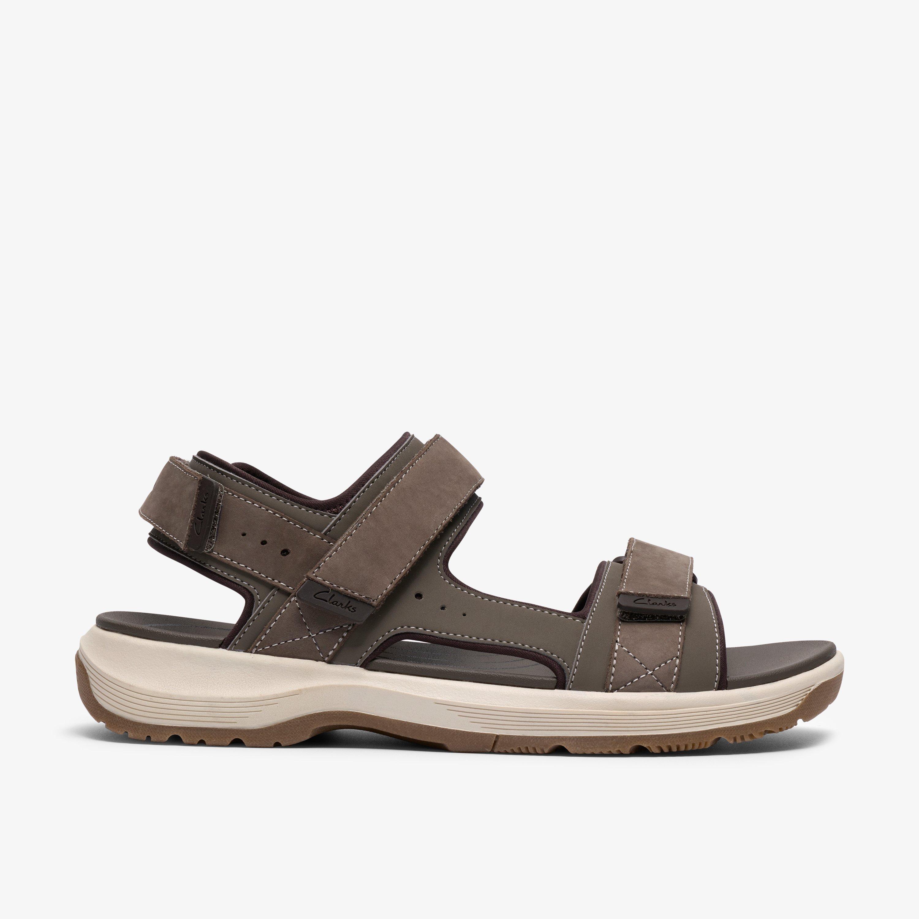 Guideview Trek Taupe Flat Sandals Two Part Sandals, view 1 of 6