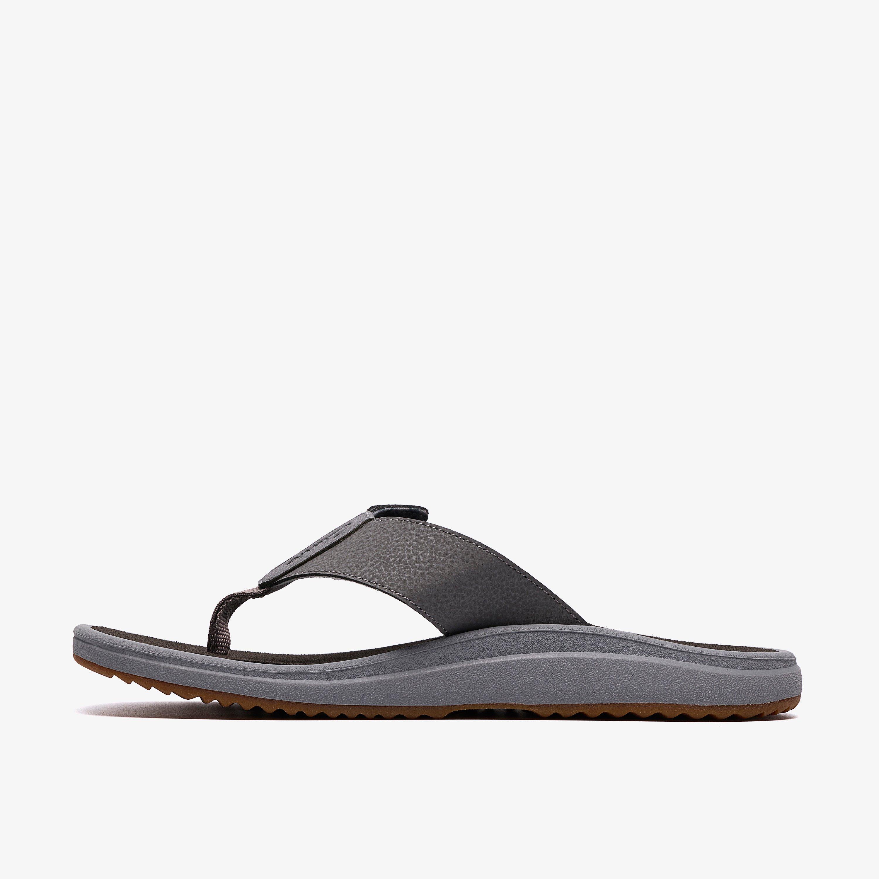 Men's Breeze Flip Flops — Grey
