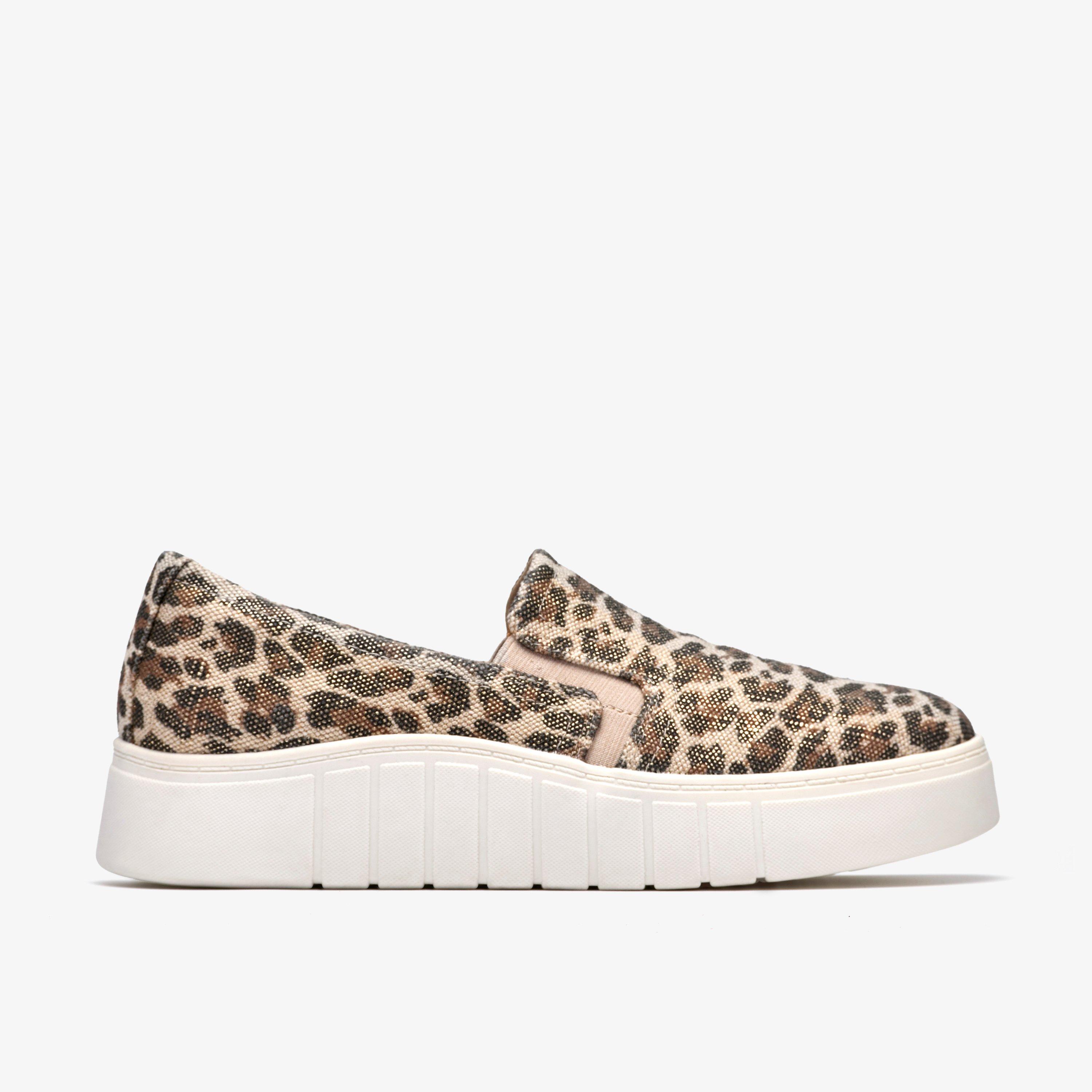 Mykah Shine Imprimé Léopard Chaussures sans lacets, view 1 of 6