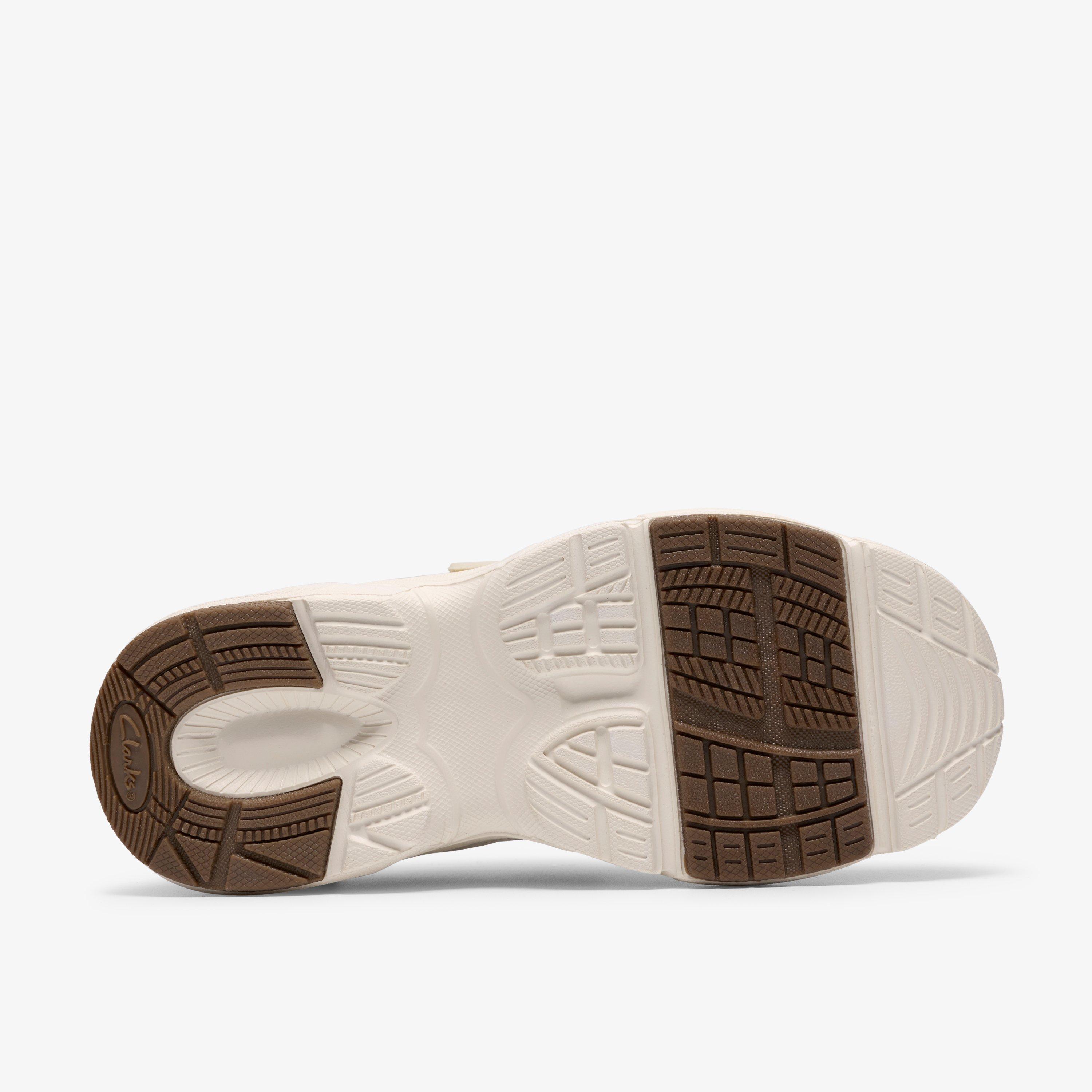 Crafton Park Kid Off White Combination Trainers, view 3 of 6