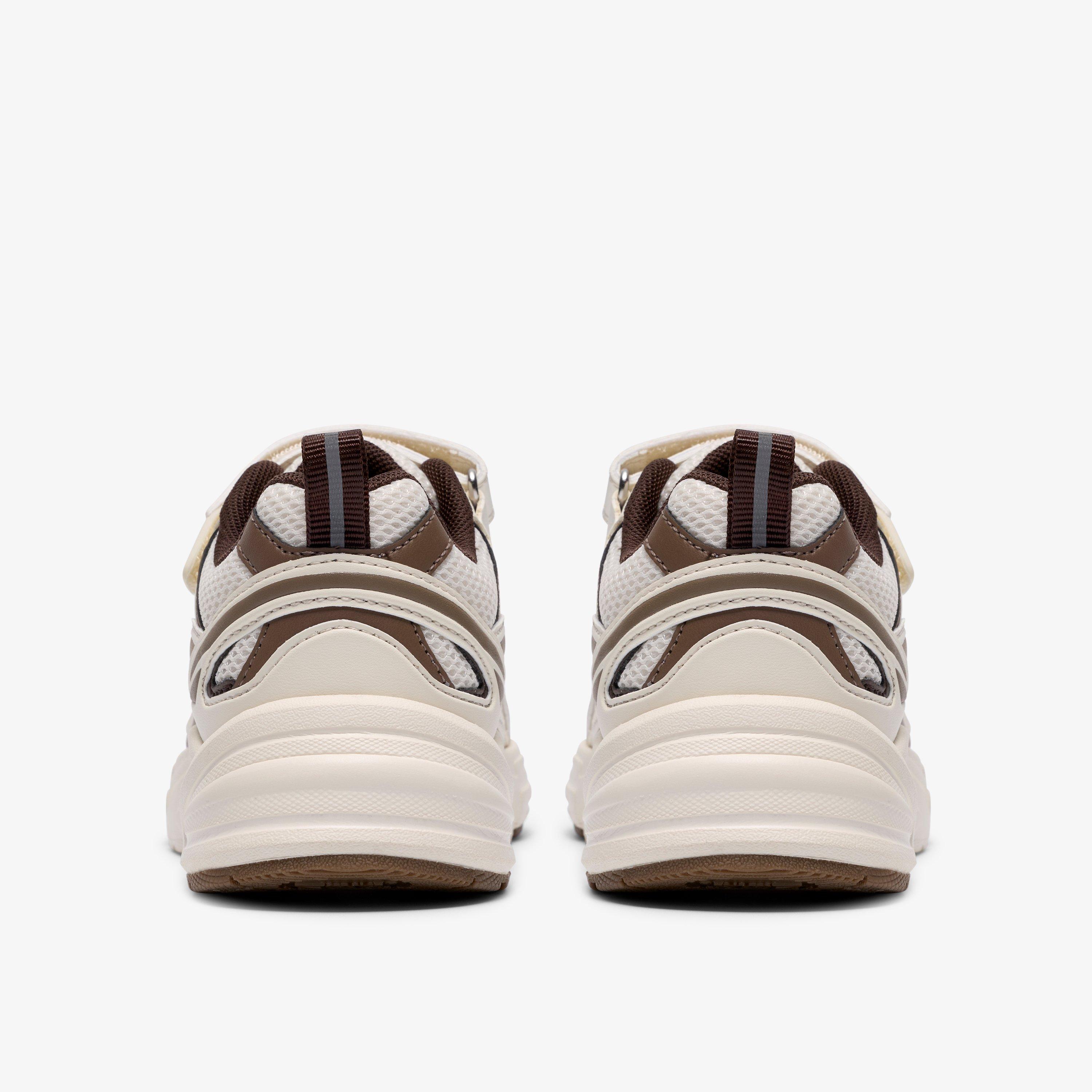 Crafton Park Kid Off White Combination Trainers, view 5 of 6