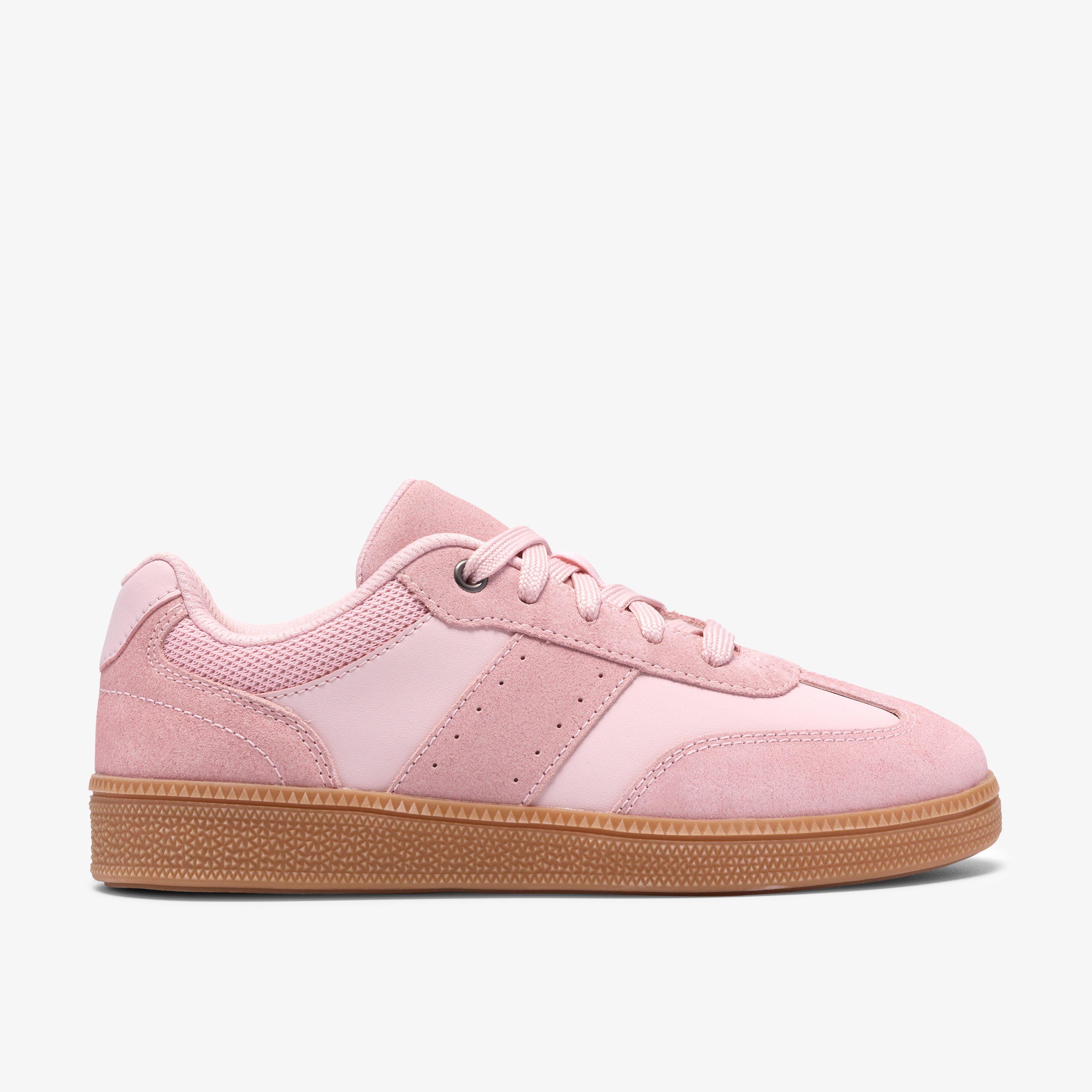 Cypress Lace Older Light Pink Combination Trainers Lace Up, view 1 of 6