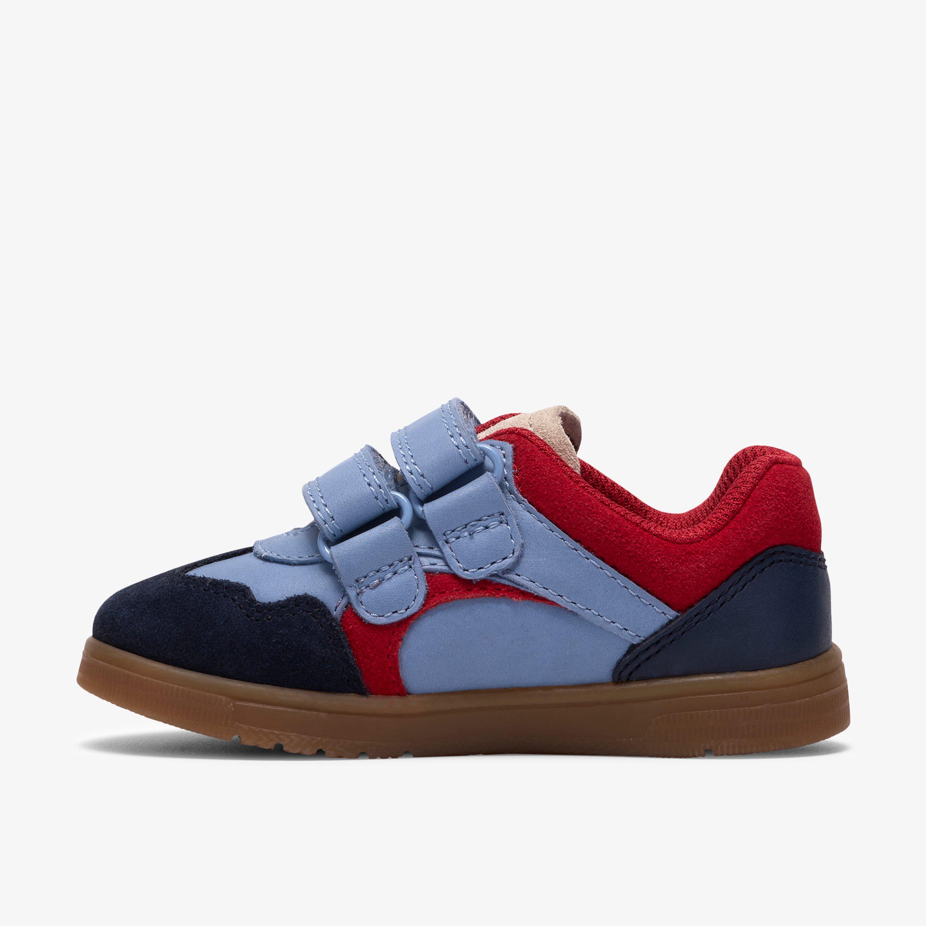 Disco Vibe Toddler Blue Combination Trainers, view 2 of 6