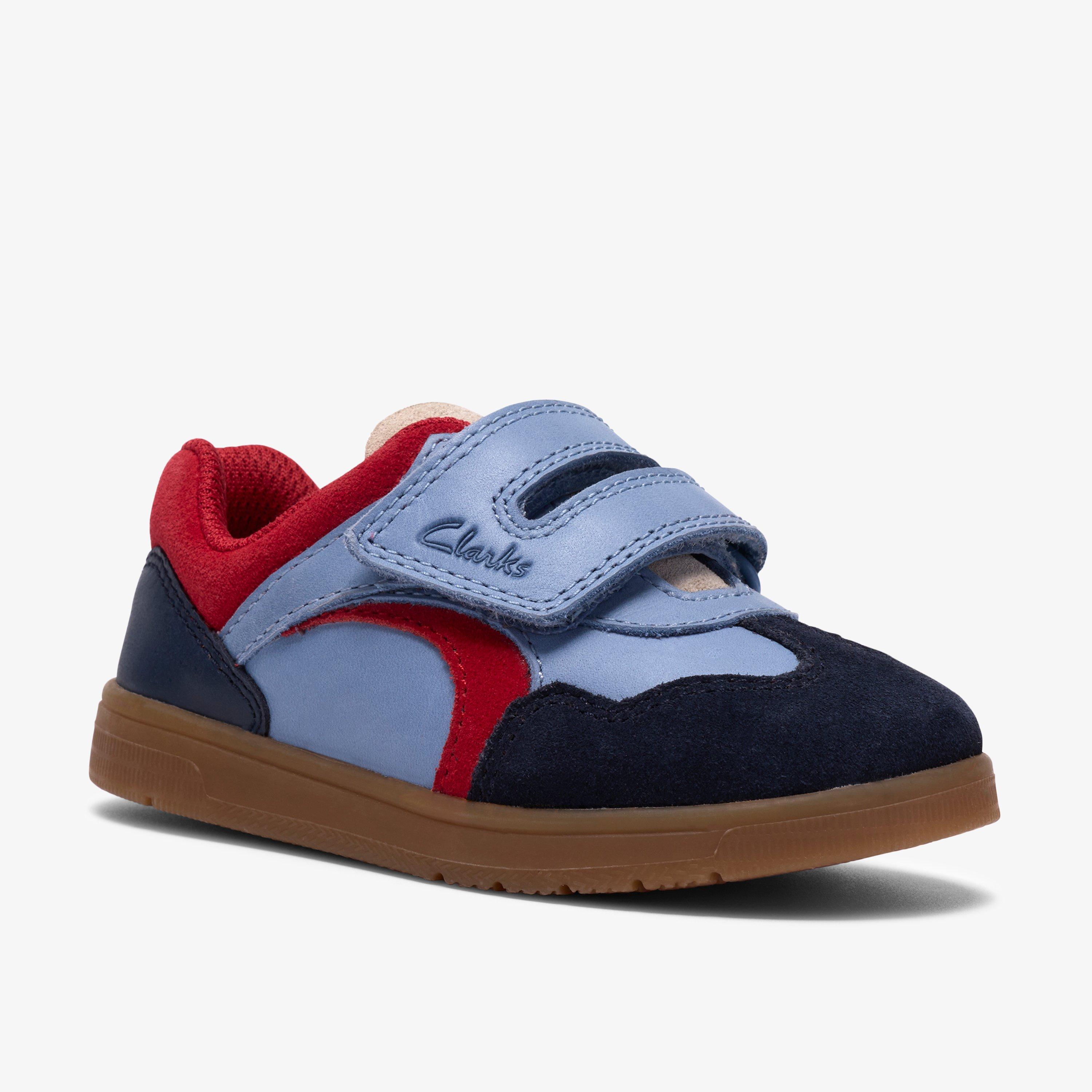 Disco Vibe Toddler Blue Combination Trainers, view 4 of 6