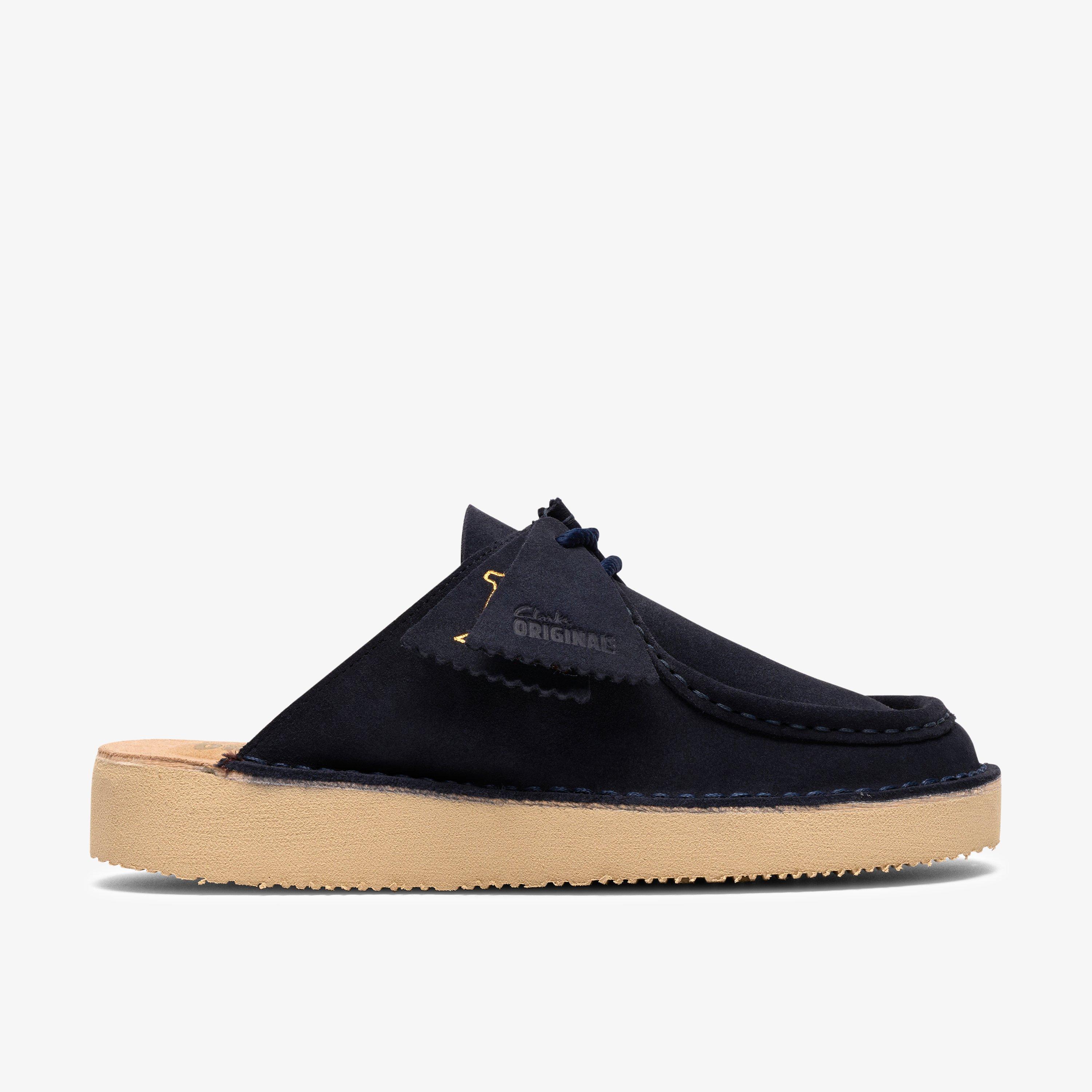 Nomad Mule Ink Suede Mules Slip Ons, view 1 of 8