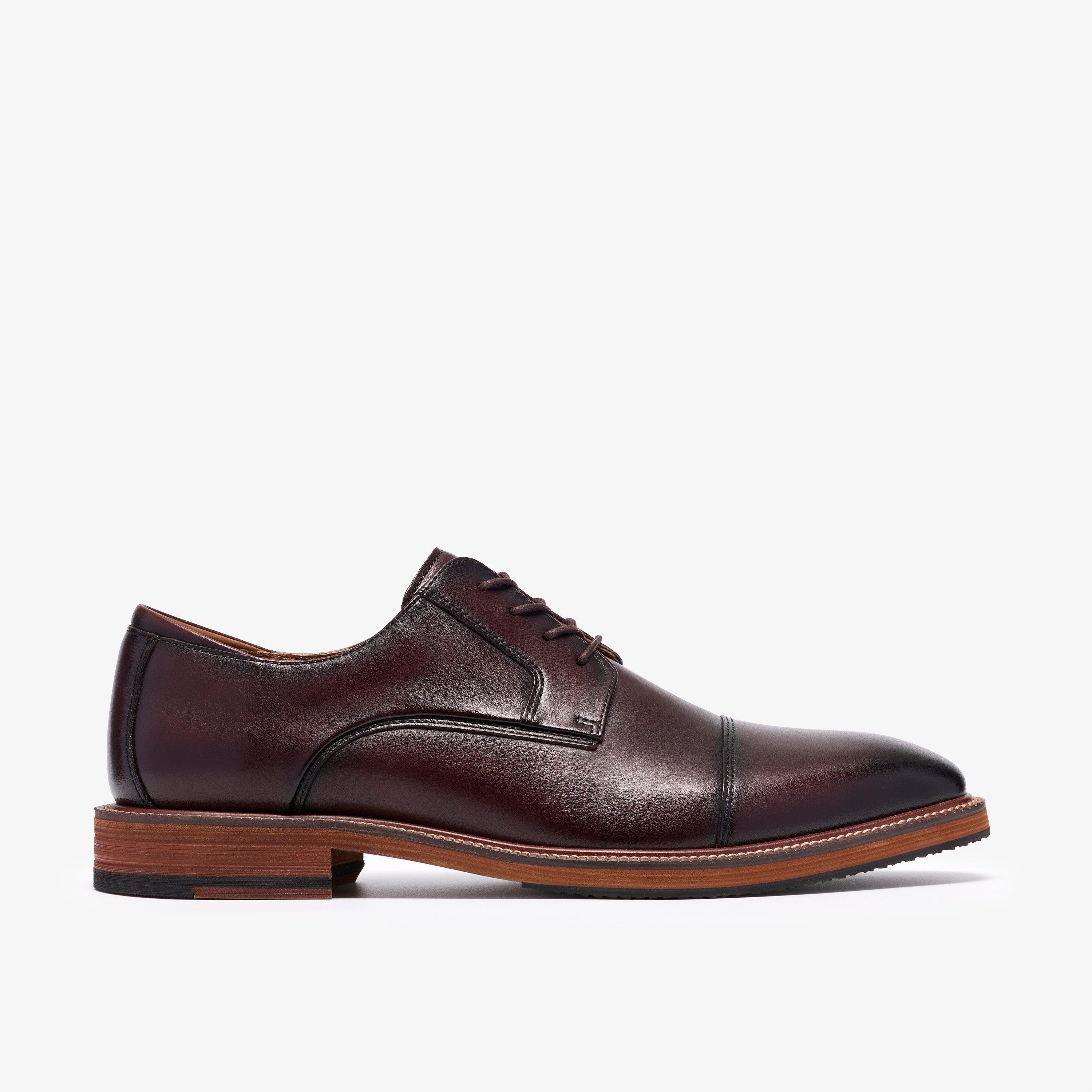 Craft Emile Brown Leather Derby Shoes Lace Up, view 1 of 6