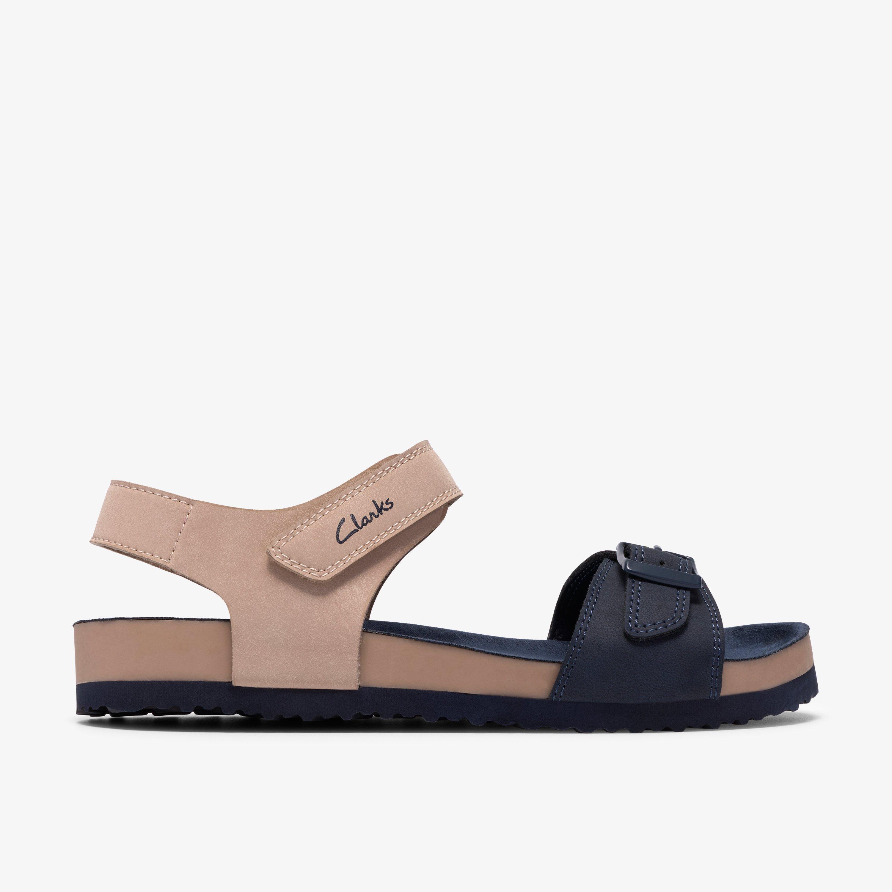 Bali Heat Kid Navy Combination Flat Sandals Two Part Sandals, view 1 of 6