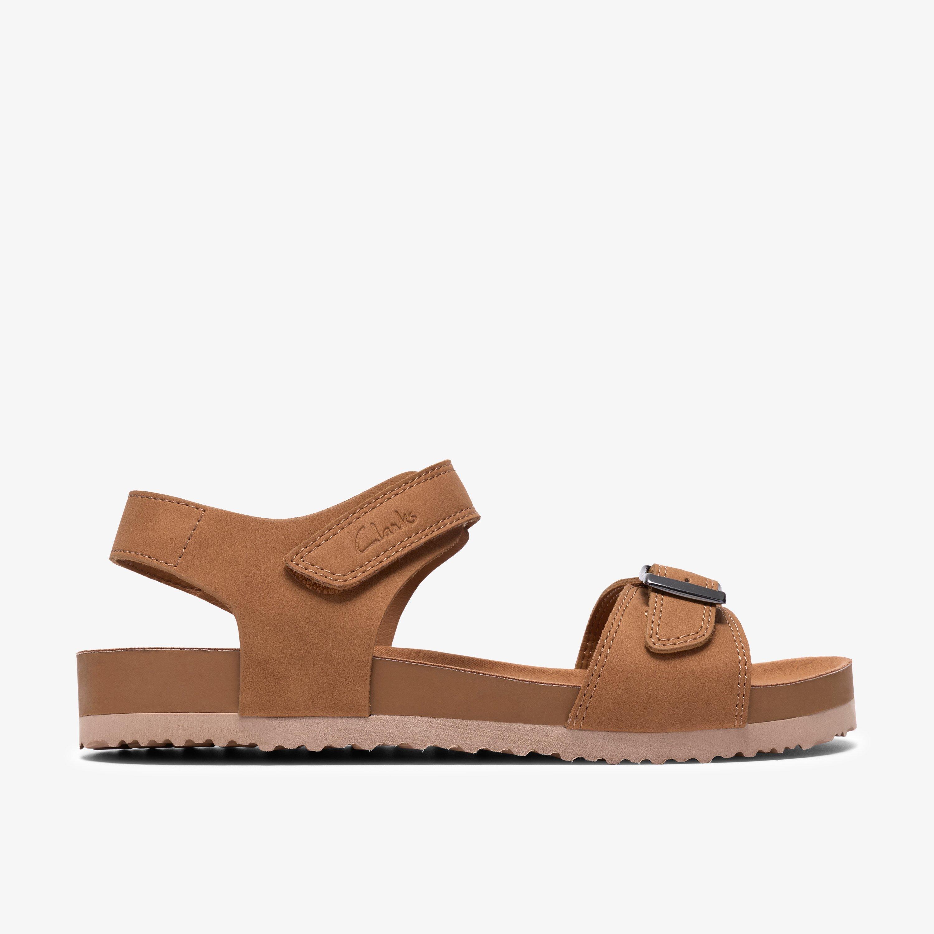 Bali Heat Kid Tan Flat Sandals Two Part Sandals, view 1 of 6