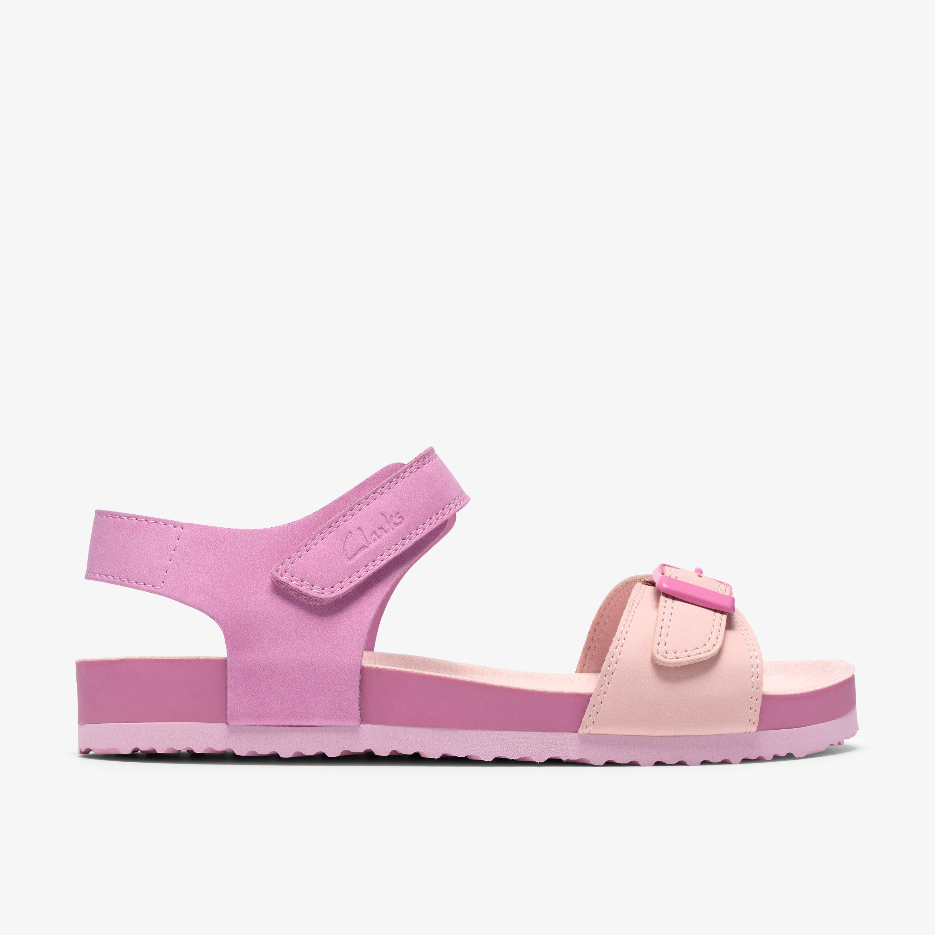 Bali Heat Kid Pink Combination Flat Sandals Two Part Sandals, view 1 of 6