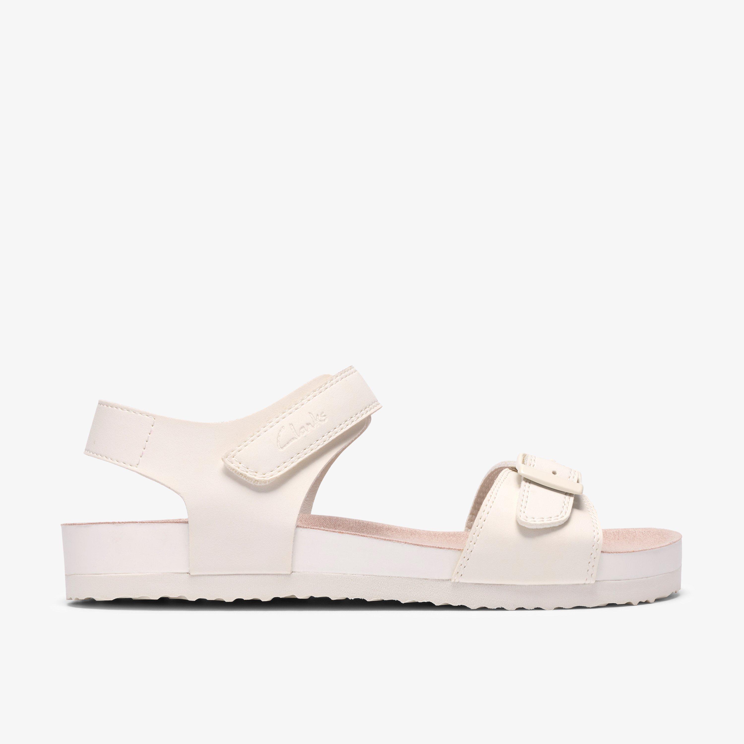 Bali Heat Kid Bianco Sandali Bassi Sandali in due parti, view 1 of 6