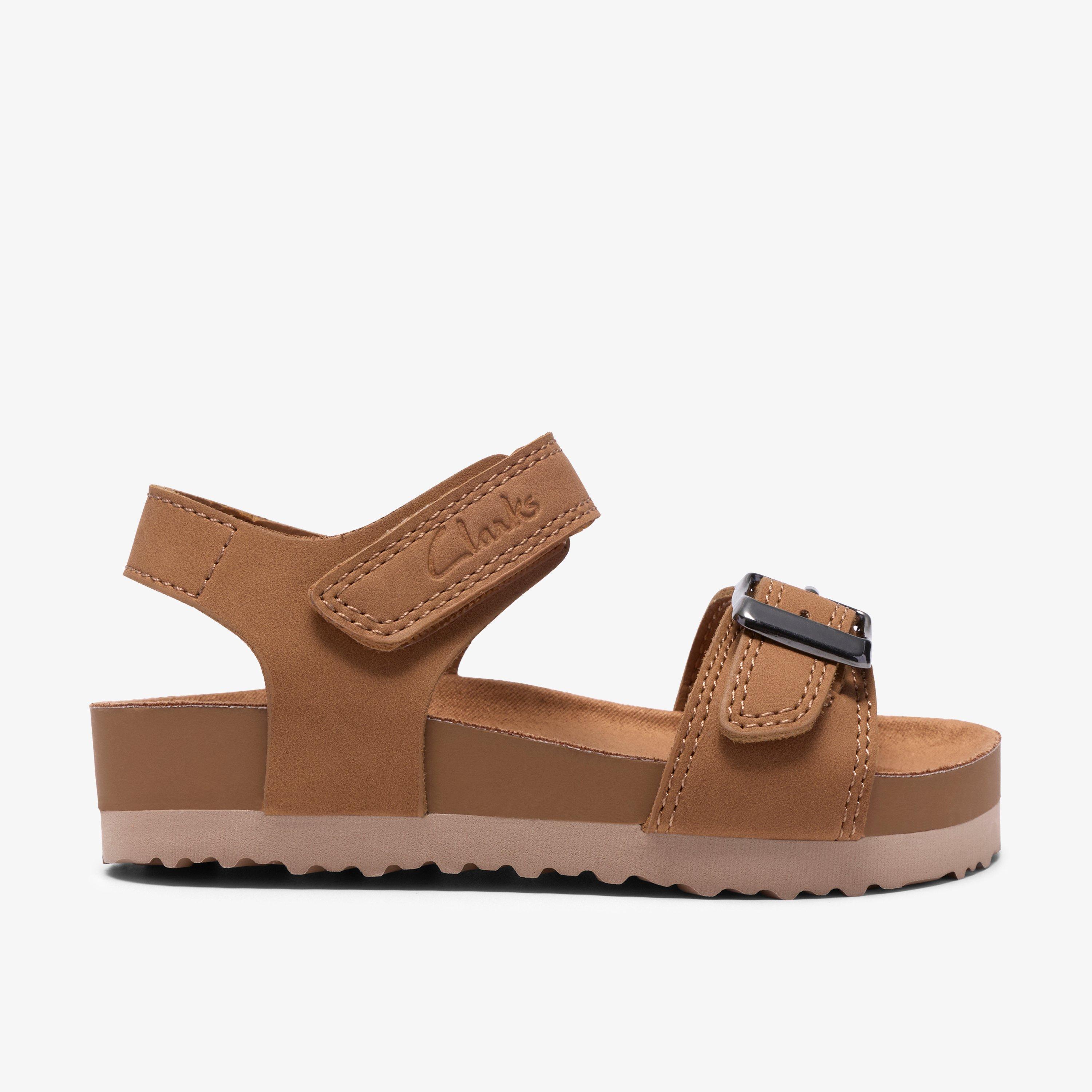 Bali Heat Toddler Tan Flat Sandals Two Part Sandals, view 1 of 6