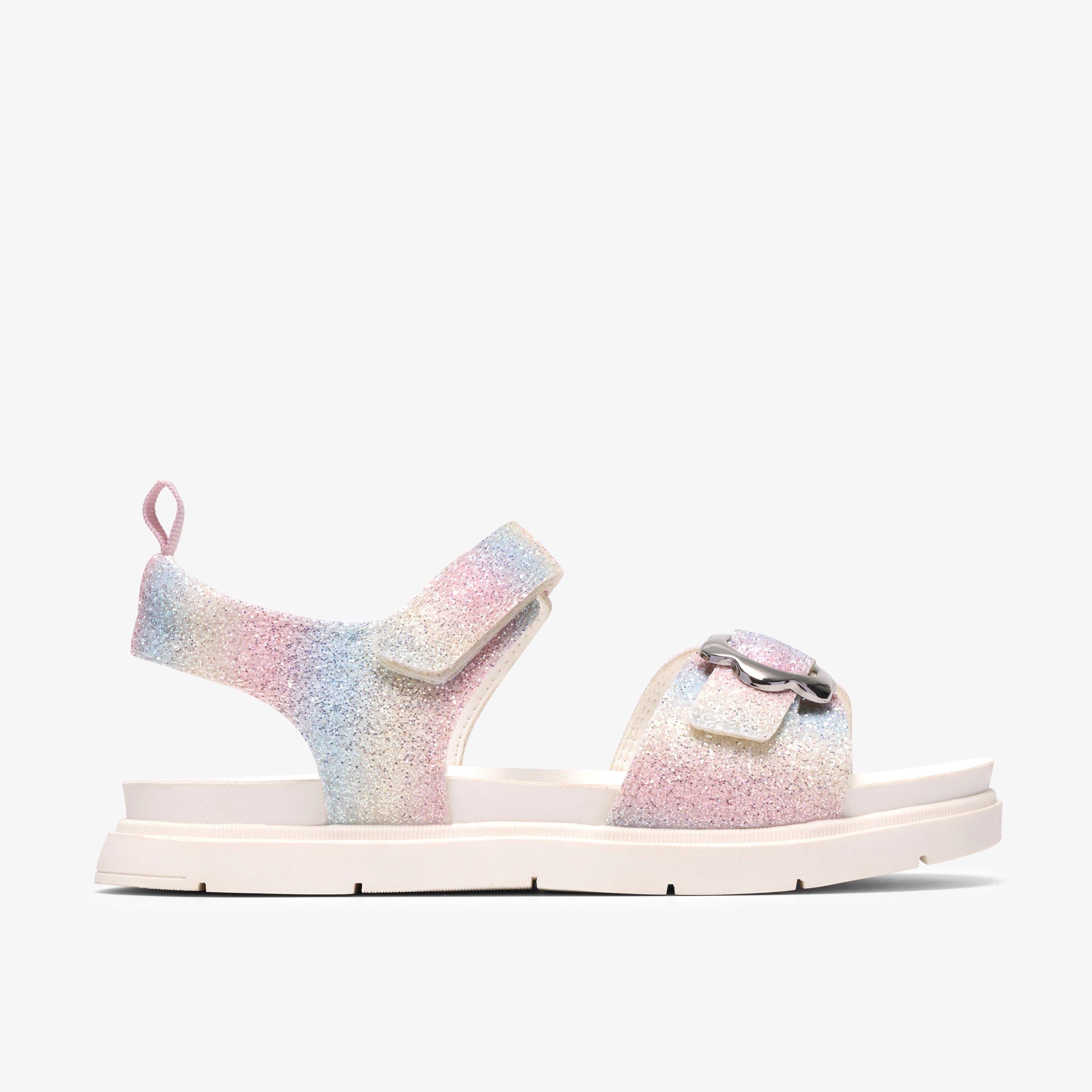 Twixie Flora Kid Multicolour Flat Sandals Two Part Sandals, view 1 of 6