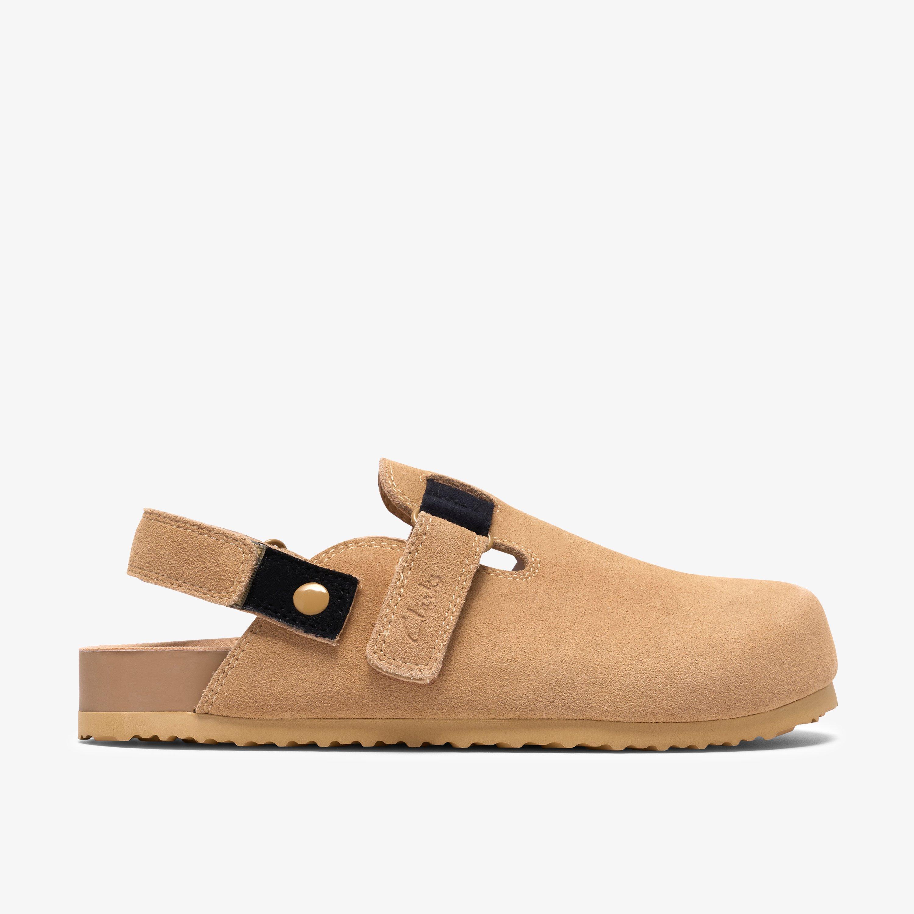 Bali Coast Kid Tan Mules Flat Sandals Two Part Sandals, view 1 of 6