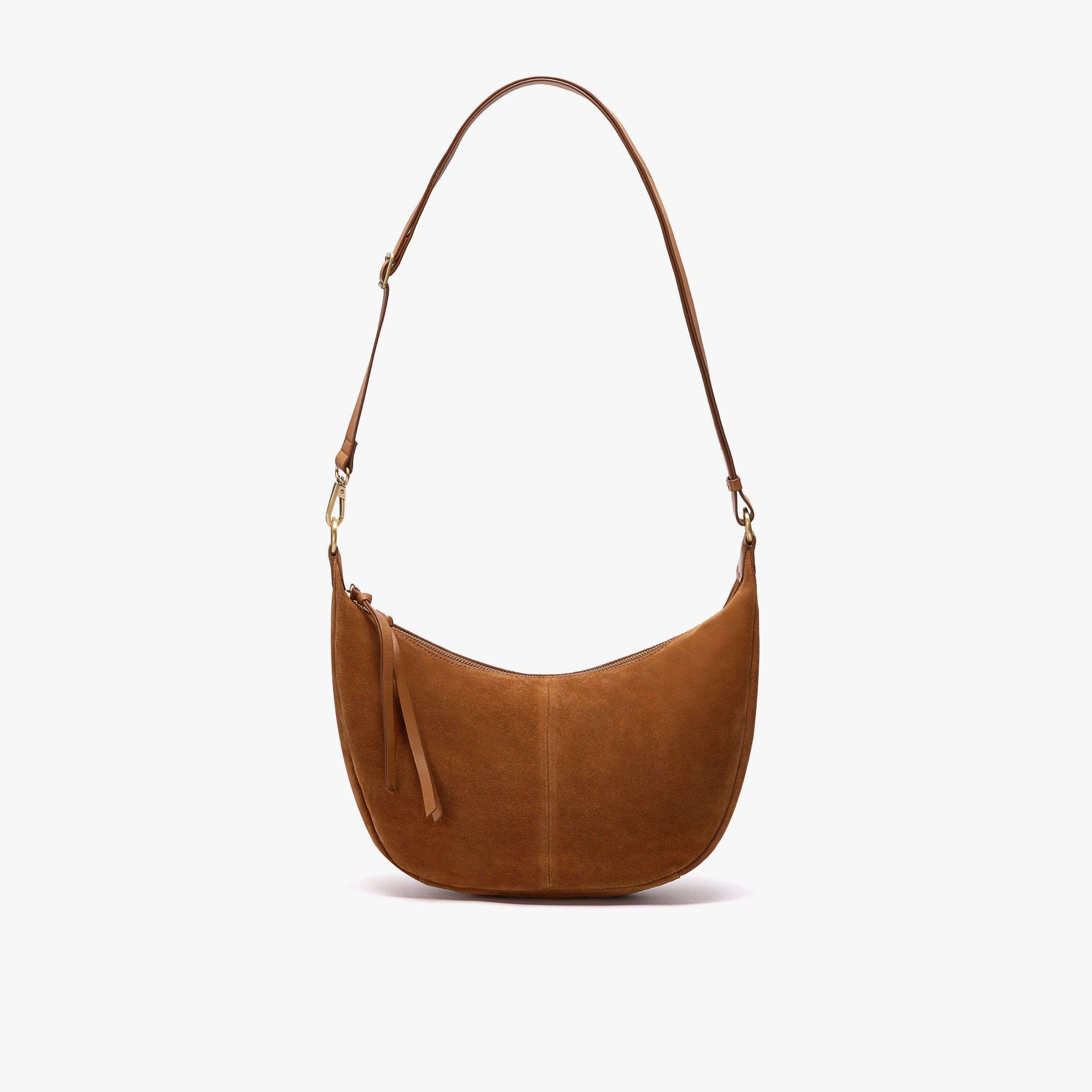 Willow Moon Daim brun Sac d'épaule, view 1 of 6