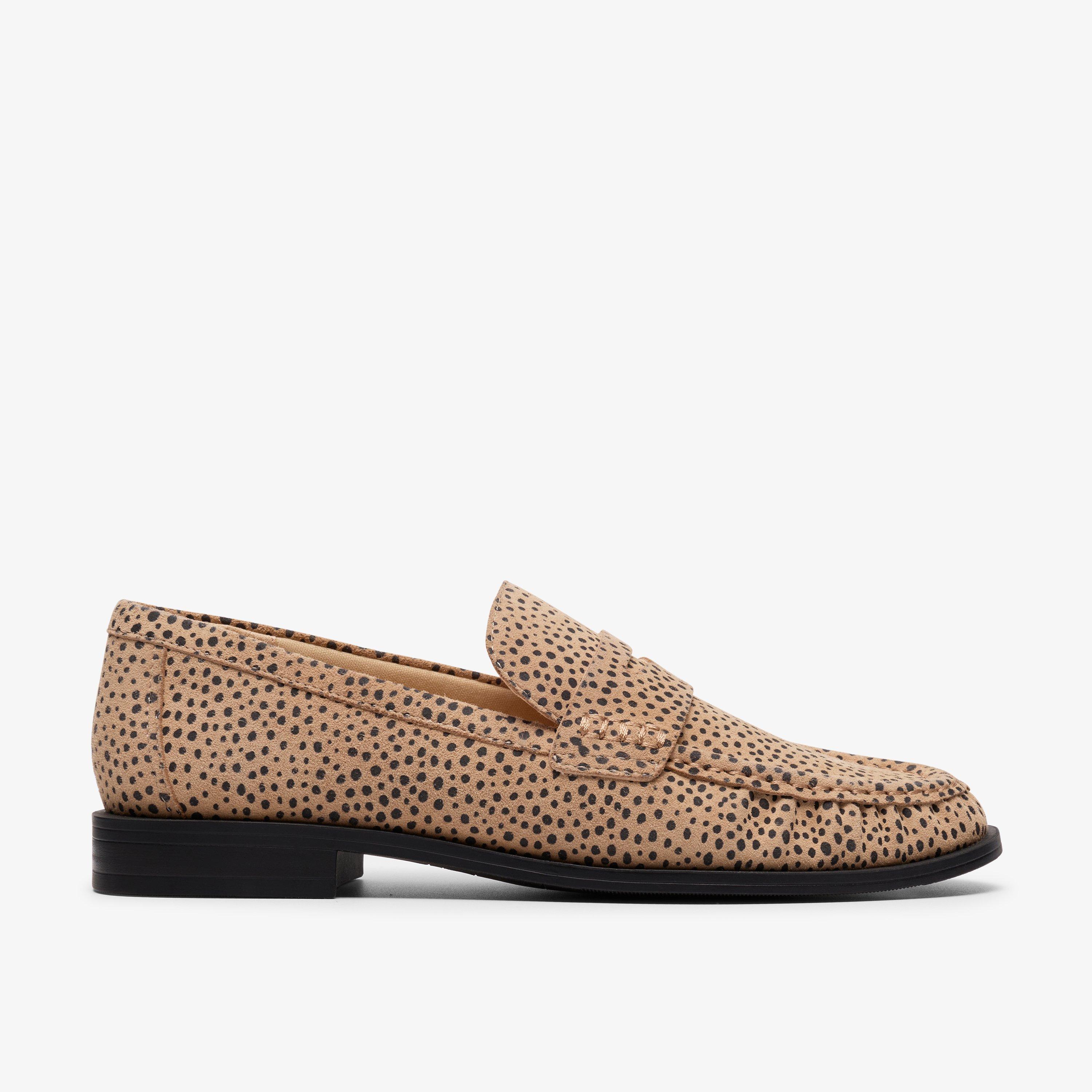 Alixea Walk Animal Print Loafers Slip Ons, view 1 of 6