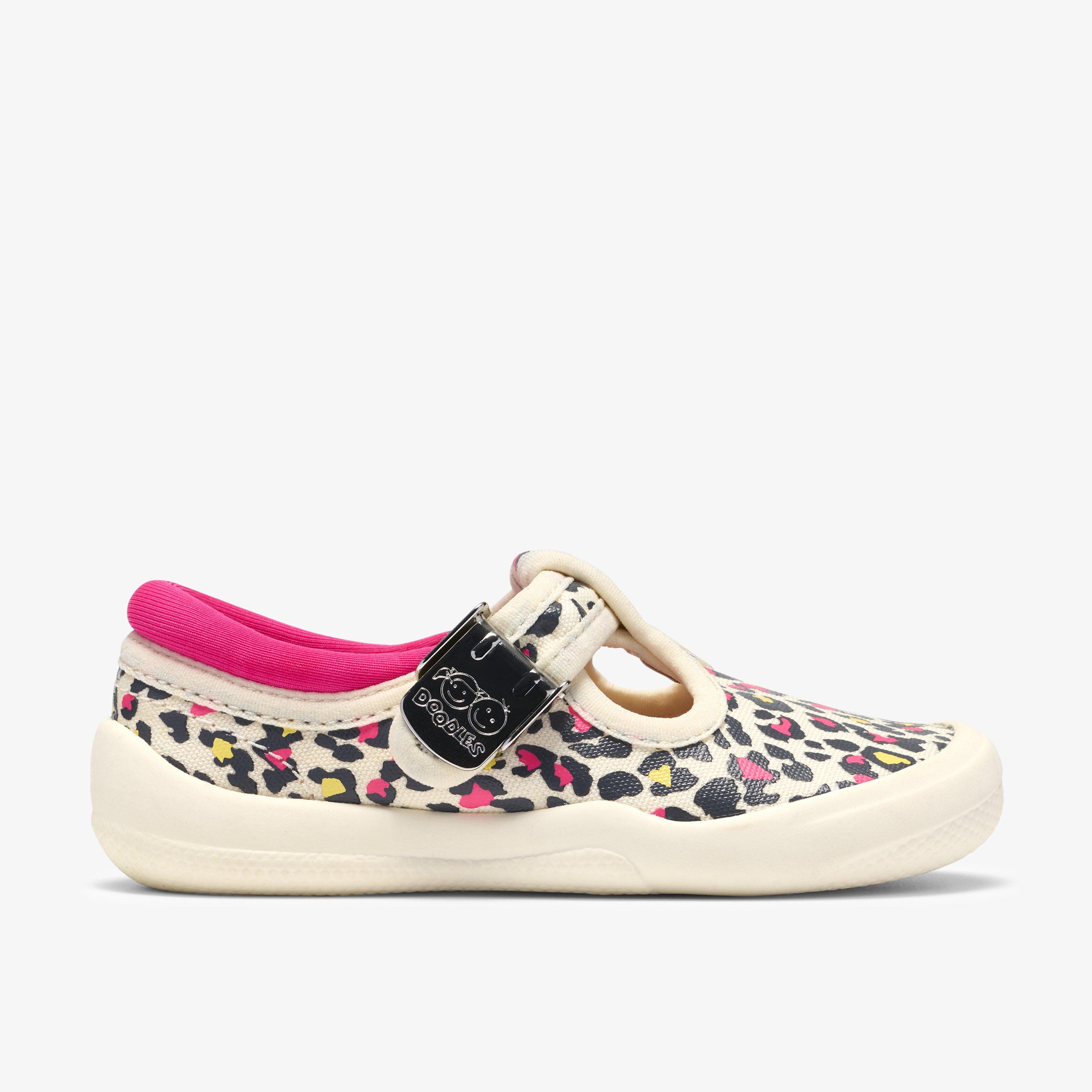 Briley Way Toddler Multicolour Canvas T Bar Shoes Trainers, view 1 of 6