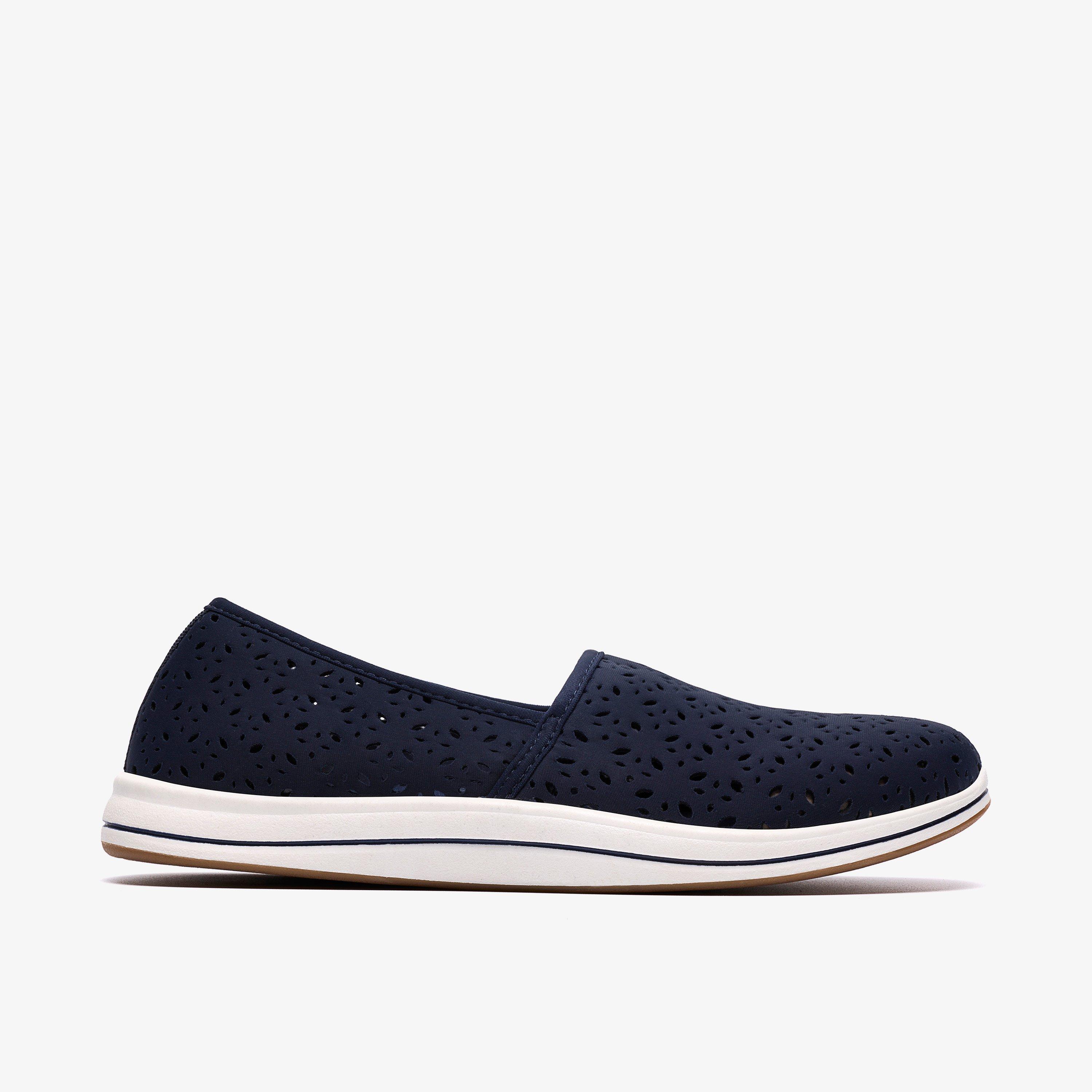 Breeze Lily Navy Slip-Ons, view 1 of 6