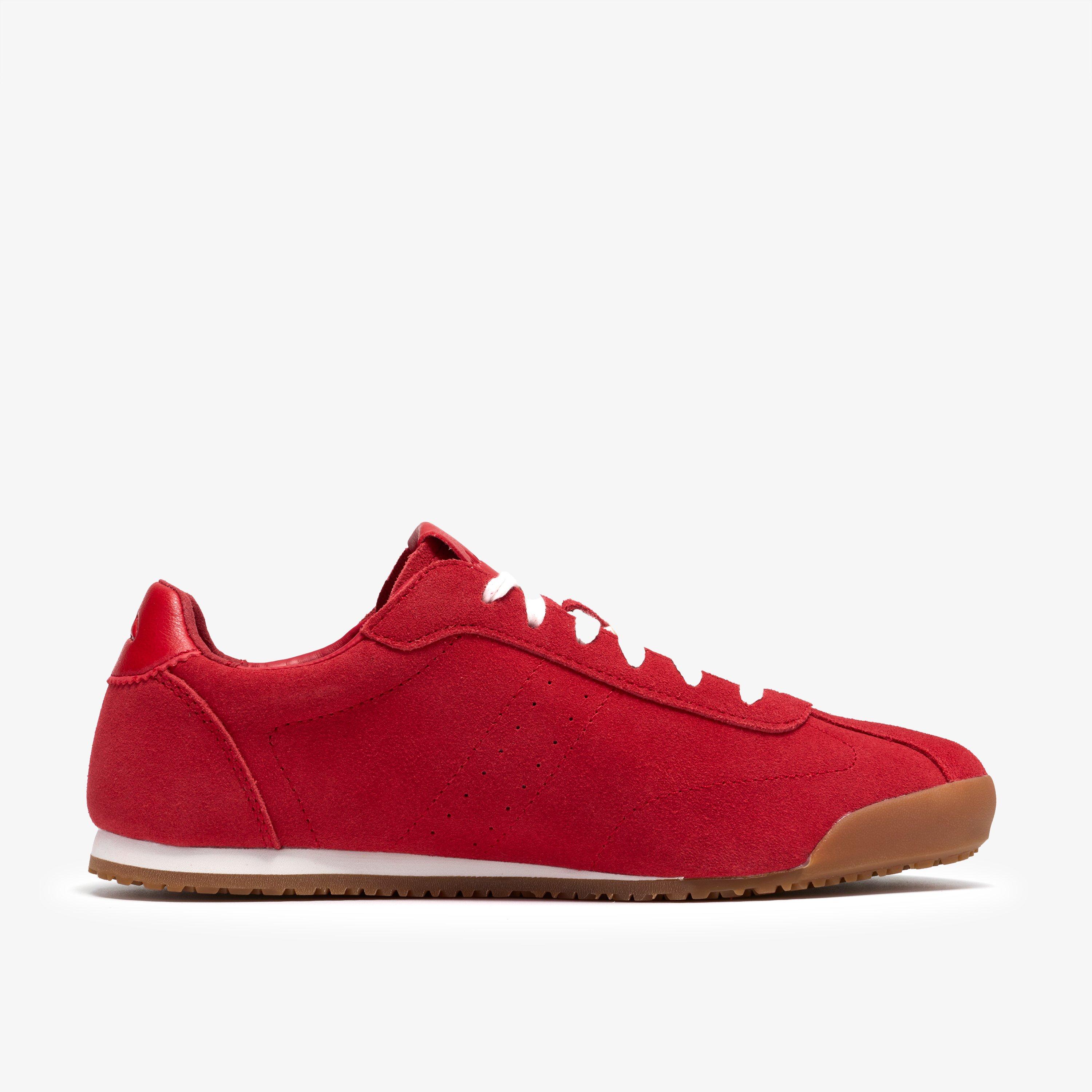 Moritz Lo2 Red Suede Sneakers, view 1 of 6