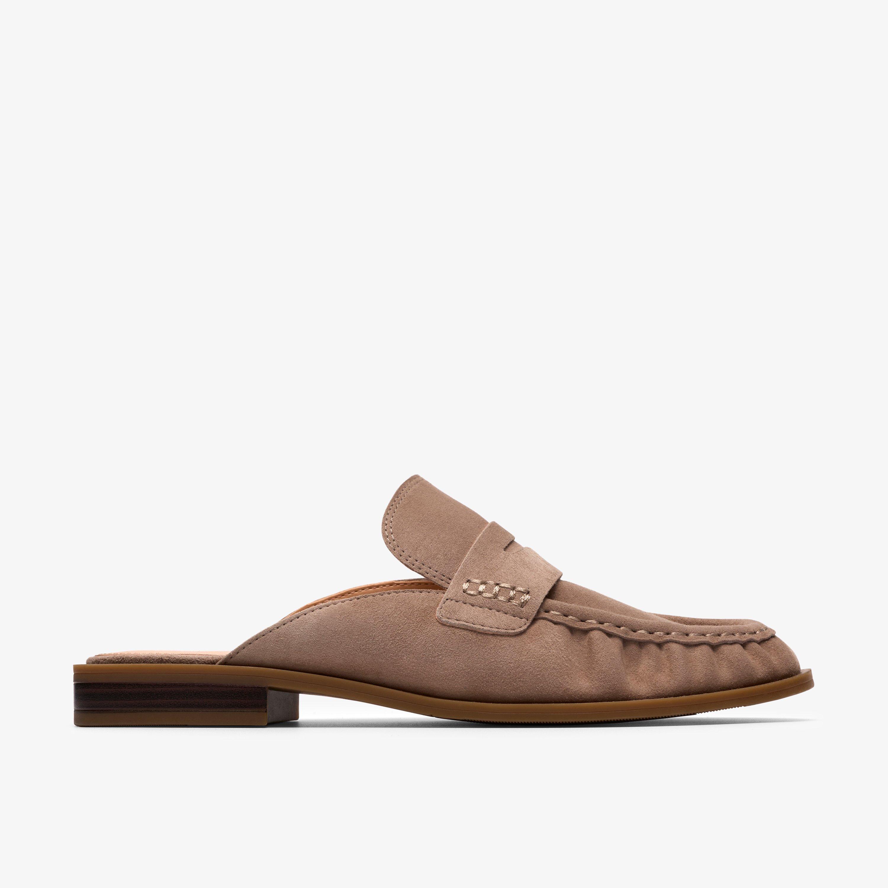 Alixea Mule Mushroom Suede Mules Slip Ons, view 1 of 6