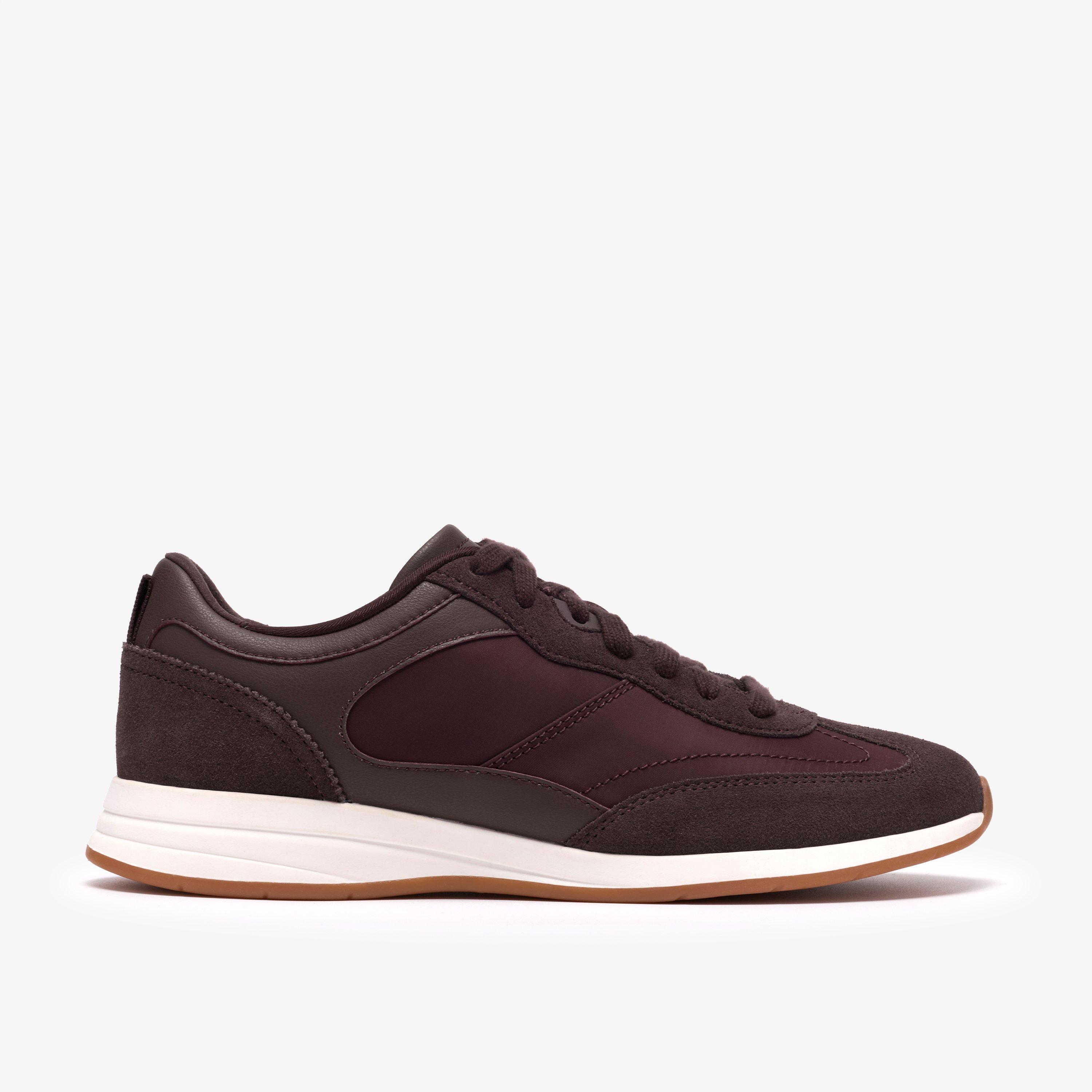 Cloford Lo Dark Brown Combination Trainers, view 1 of 6