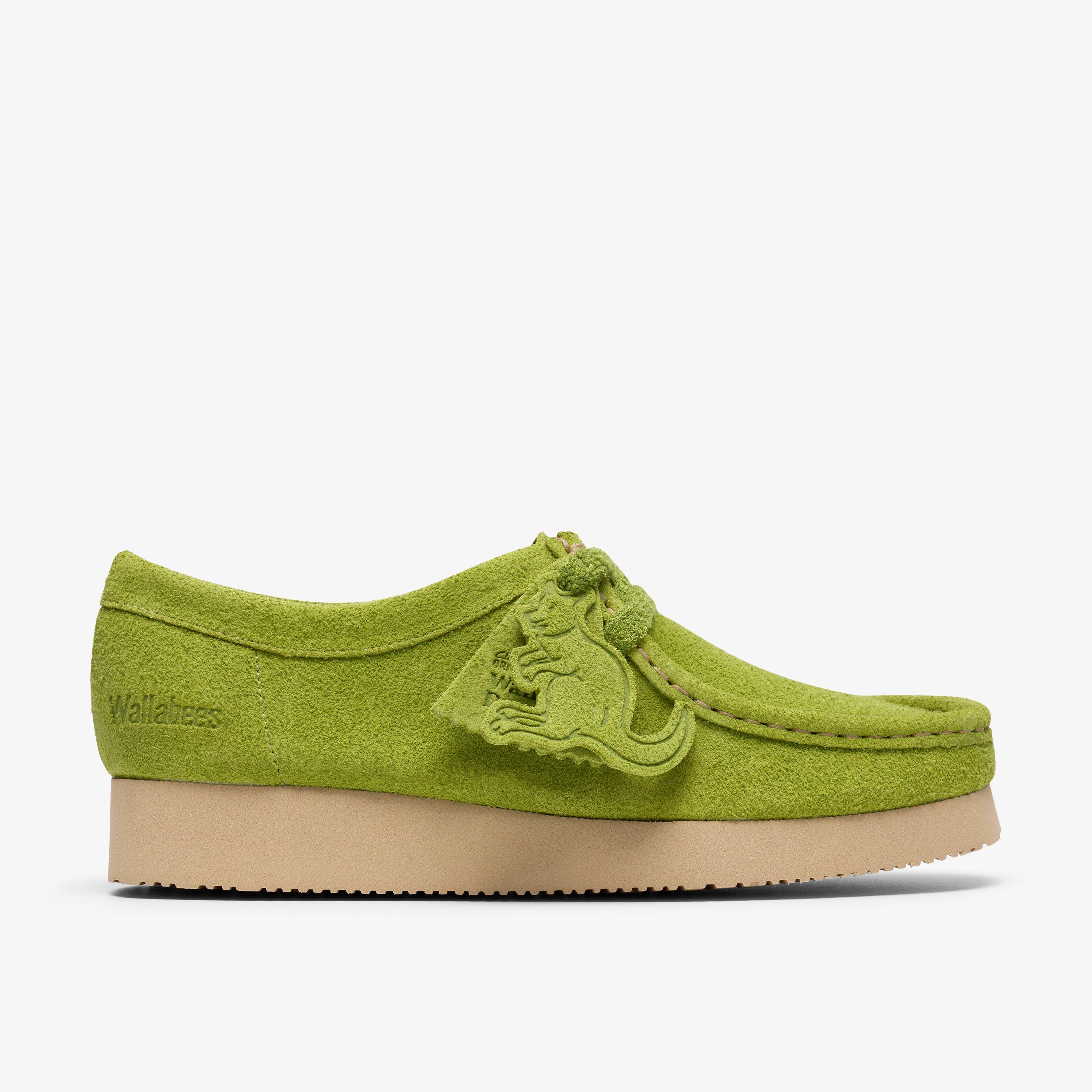 Wallabee 2604 Lime Suede Wallabee Lace Up, view 1 of 8