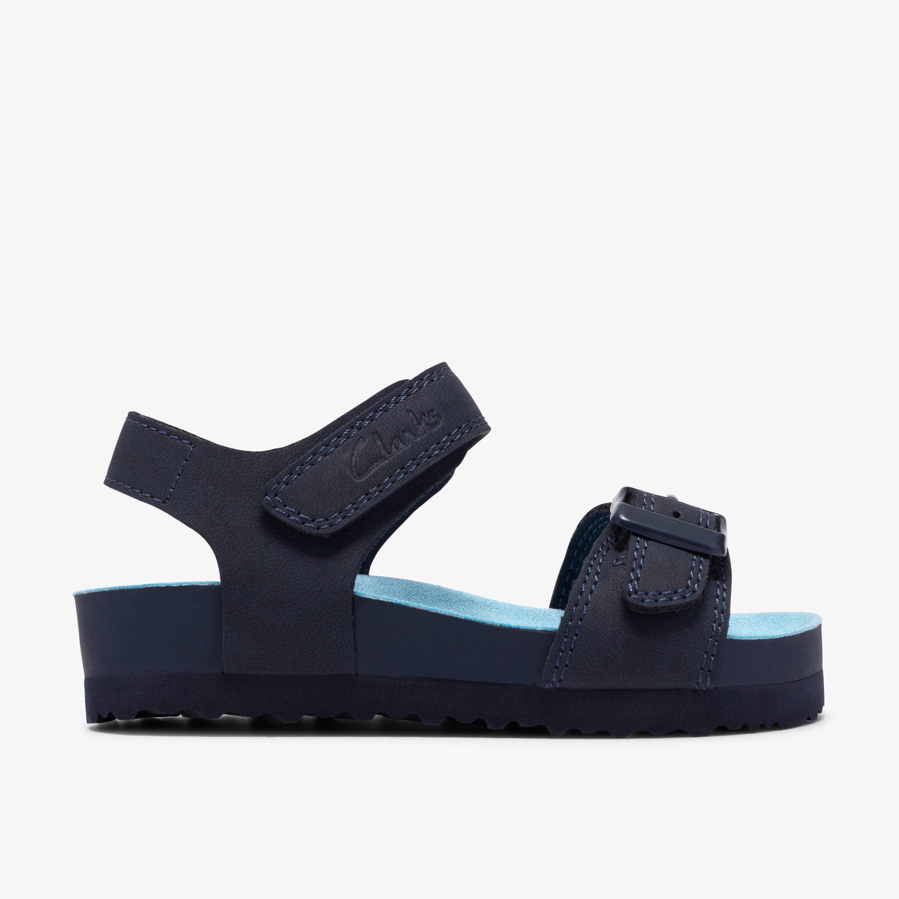 Bali Free Toddler Navy Flat Sandals, view 1 of 6