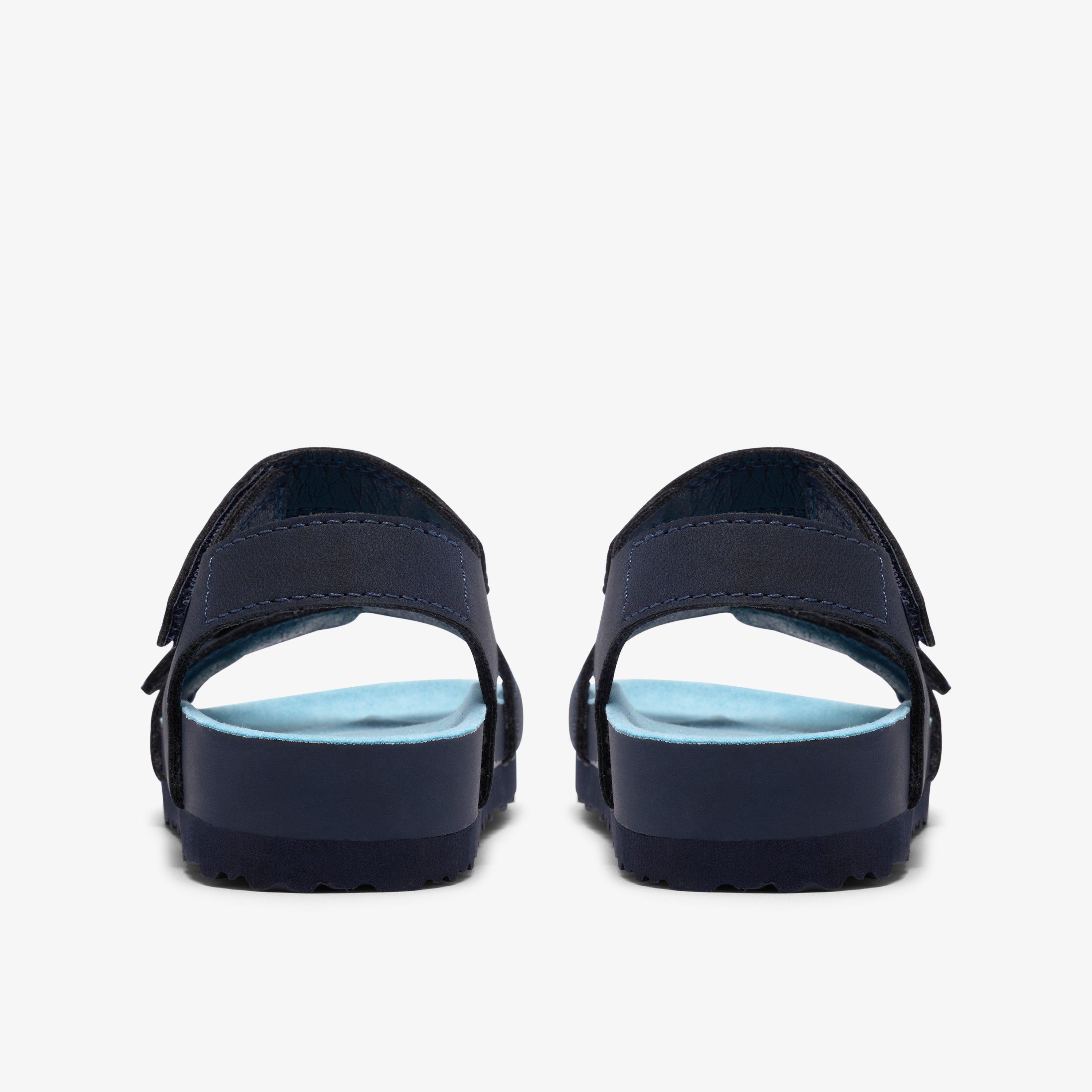 Bali Free Toddler Navy Flat Sandals, view 5 of 6