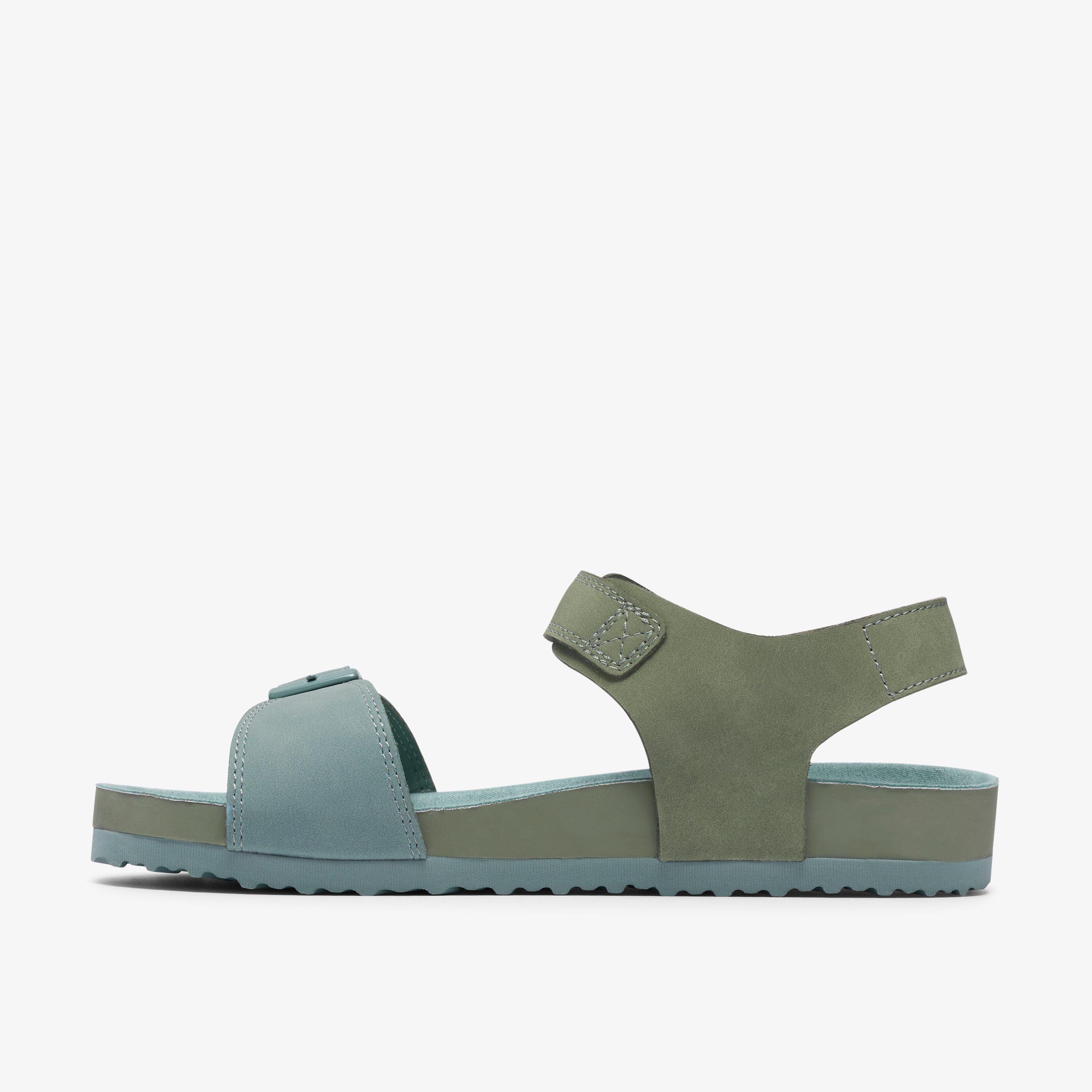 Bali Free Kid Khaki Combination Flat Sandals, view 2 of 6
