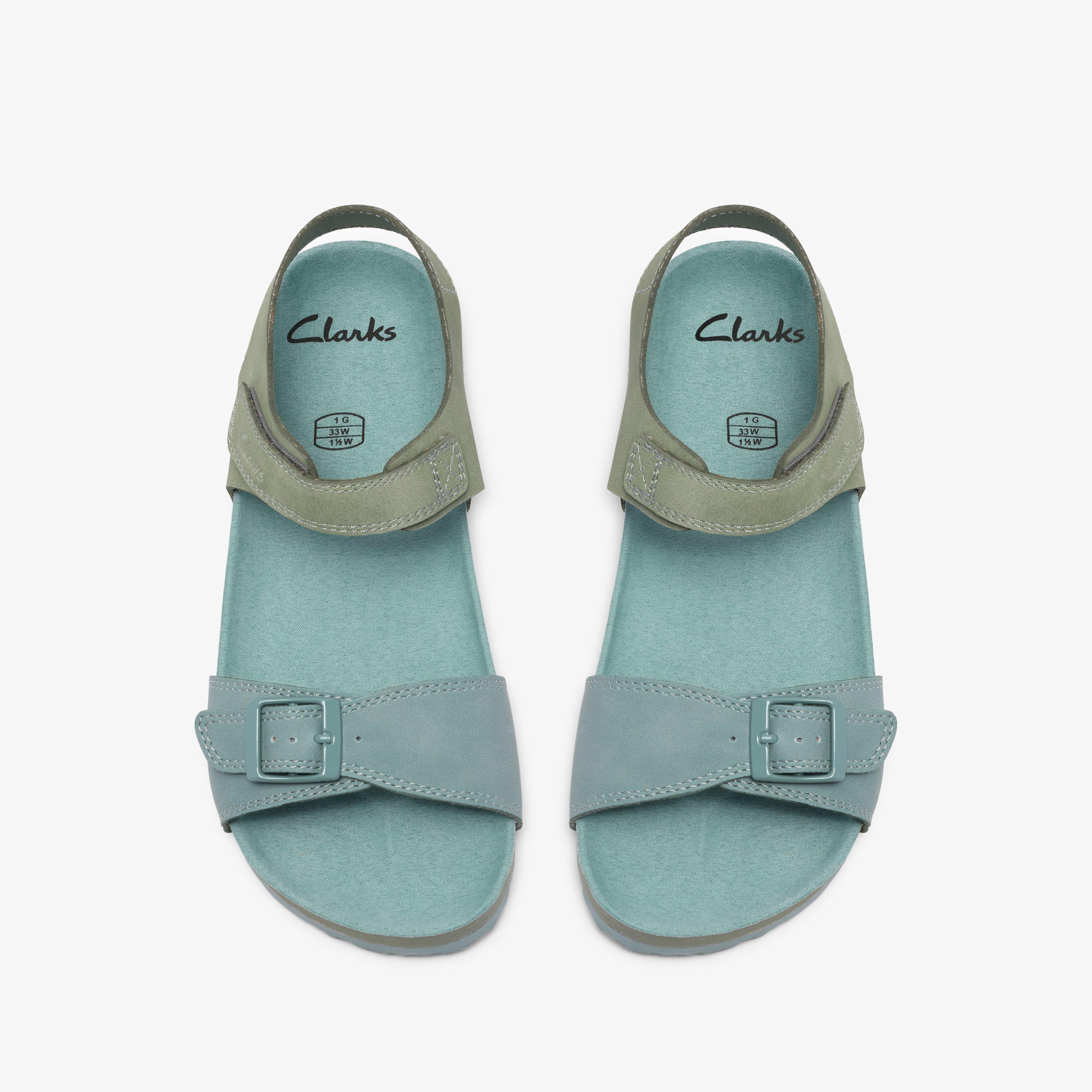 Bali Free Kid Khaki Combination Flat Sandals, view 6 of 6