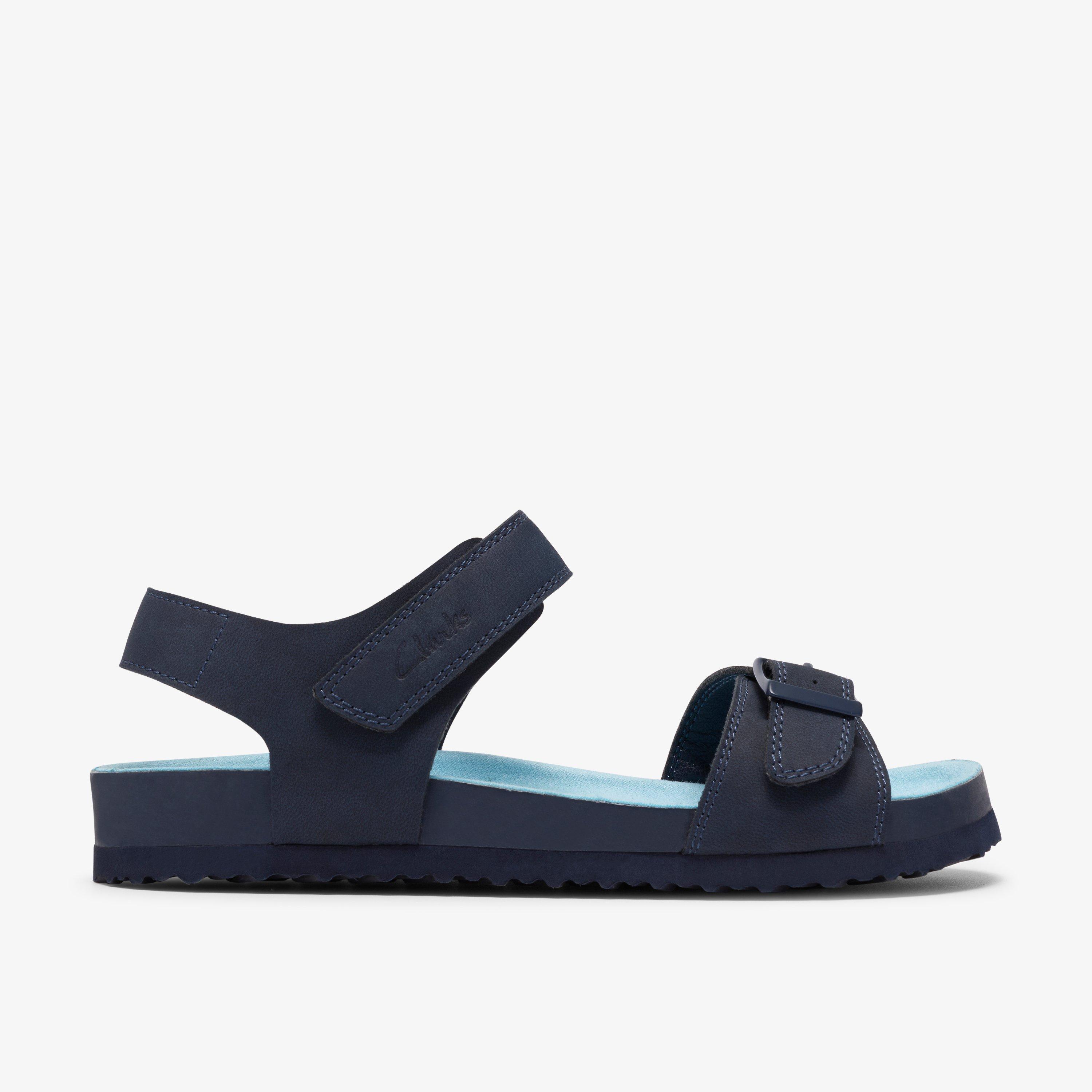 Bali Free Kid Navy Flat Sandals, view 1 of 6