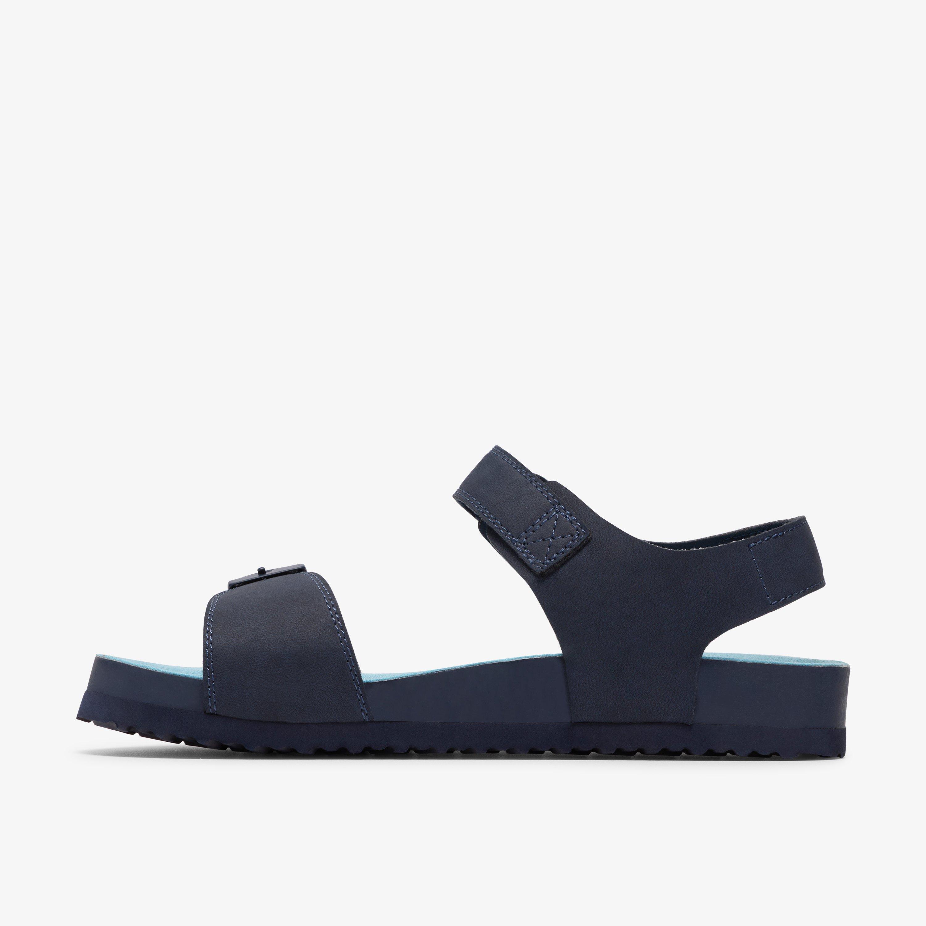 Bali Free Kid Navy Flat Sandals, view 2 of 6