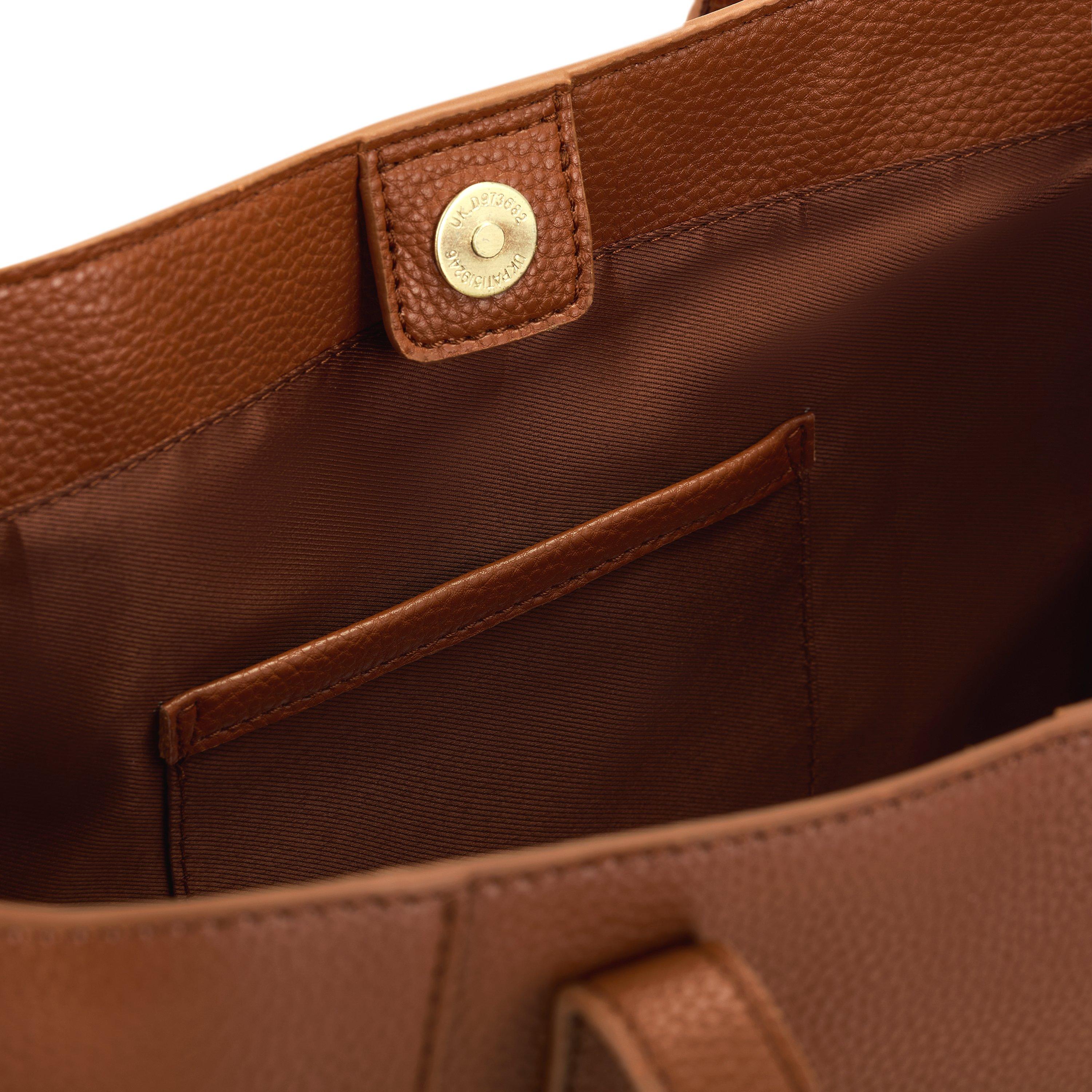 A-Line Tote Tan Tote Bag Shoulder Bags, view 5 of 5