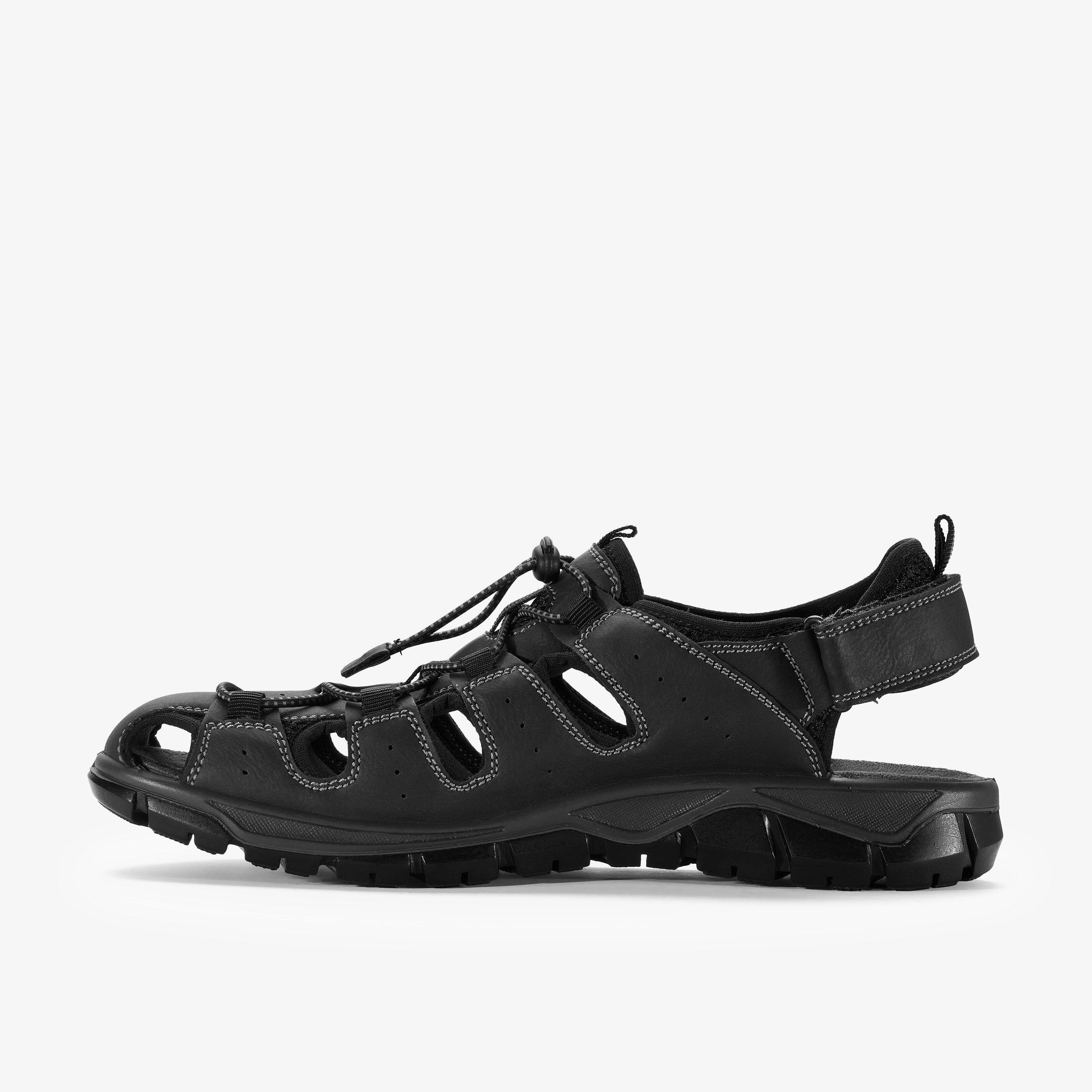 Napoli Fish Black Fisherman Sandals Flat Sandals, view 2 of 6