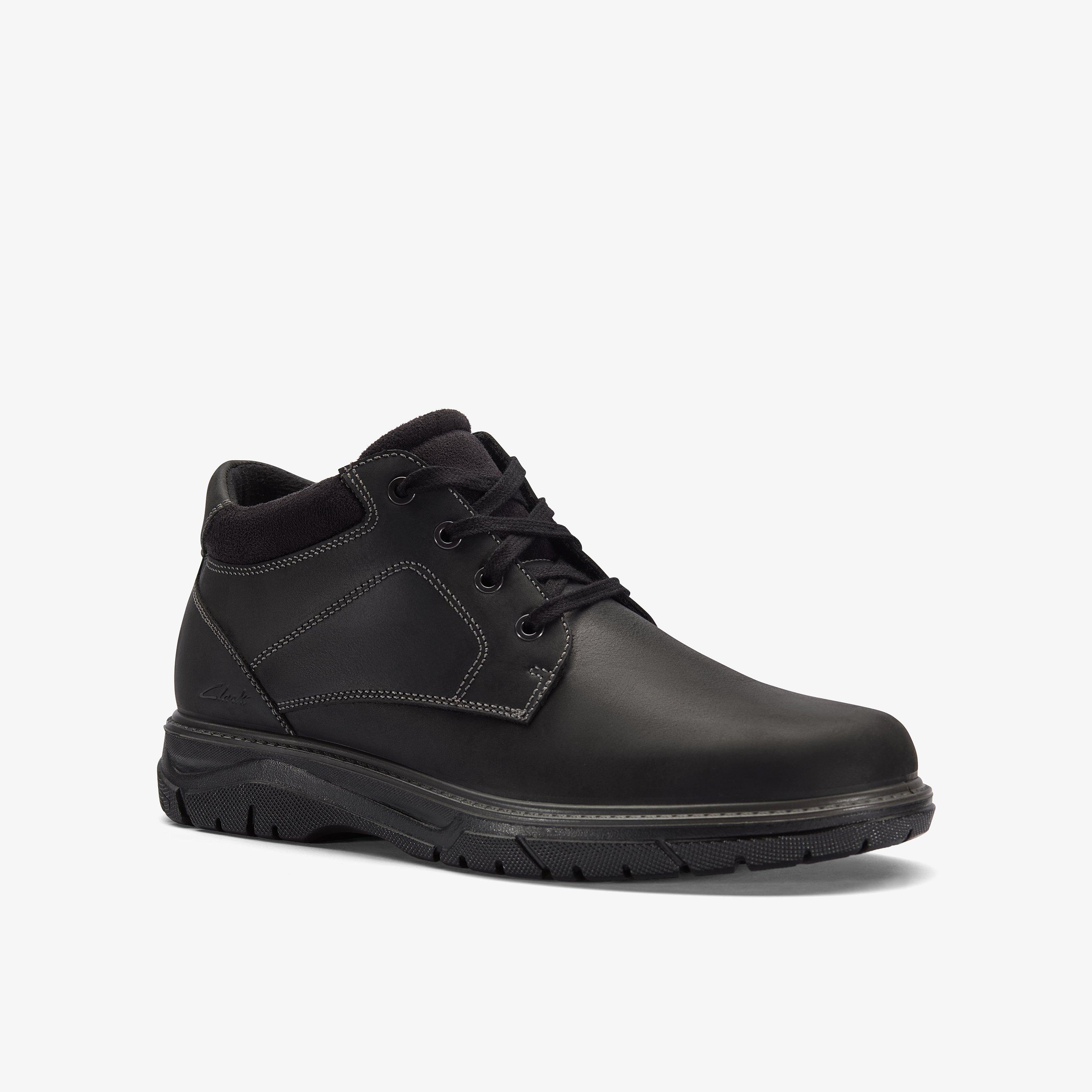 Renzo Mid Schwarzes Leder Stiefeletten, view 5 of 6