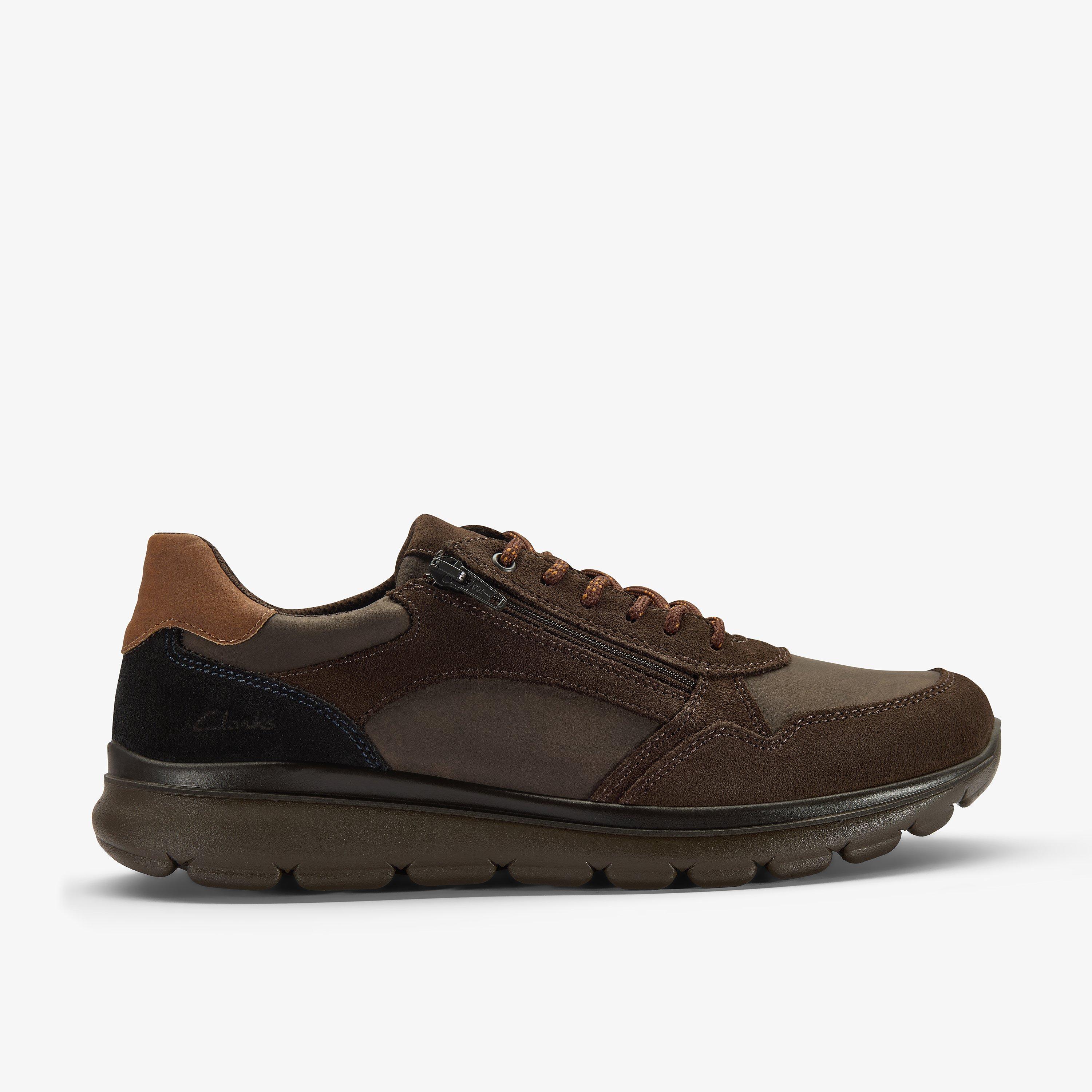 Siena Zip Brown Leather Lace Up, view 1 of 6