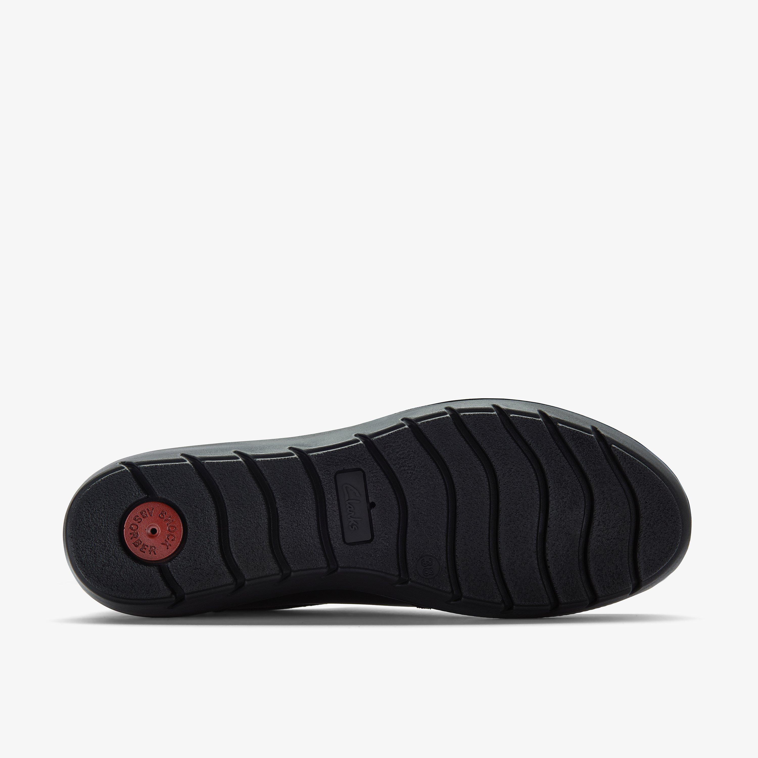 Un Bay Zip Black Leather