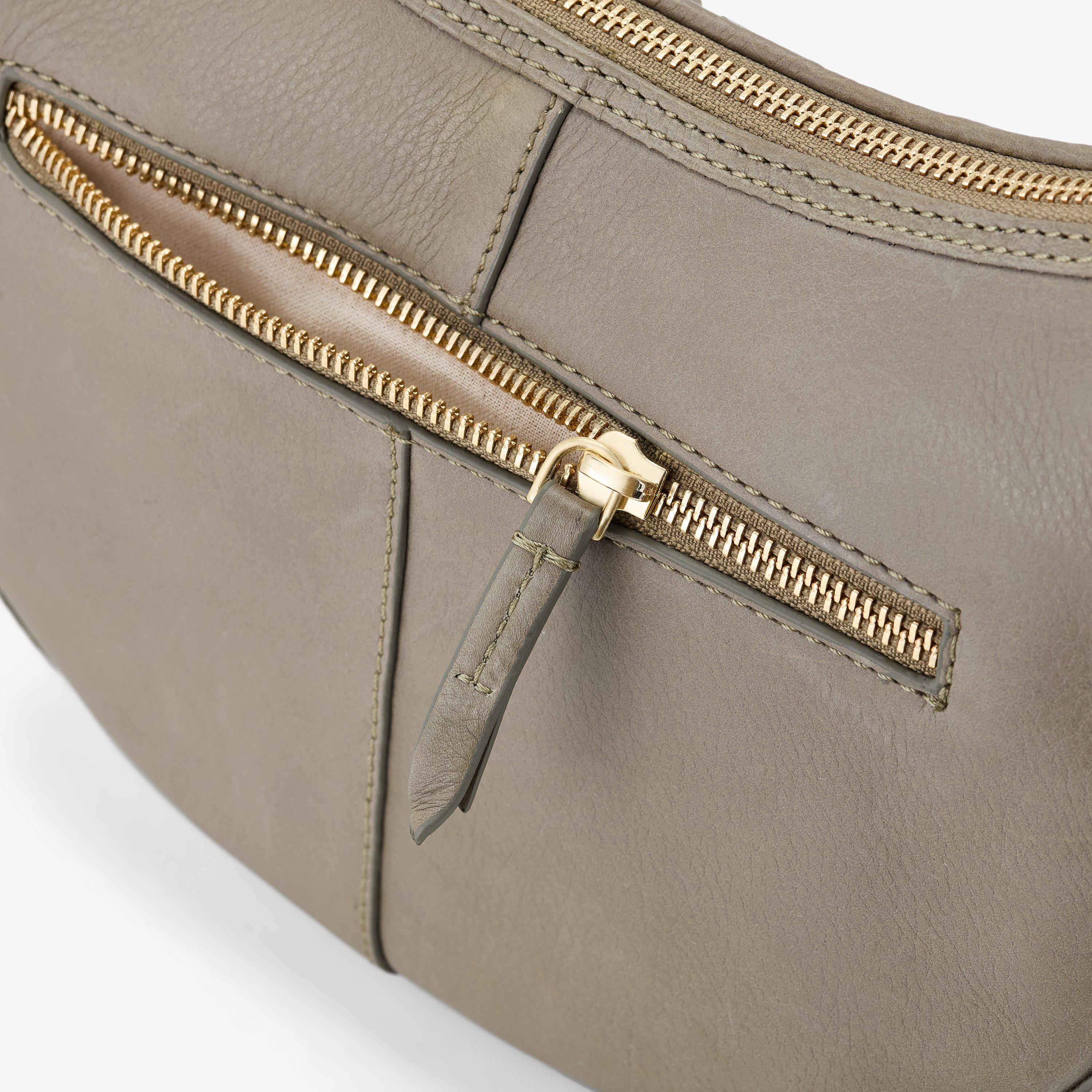 Bea WovenCross Taupe Suede Cross Body Bag, view 4 of 6