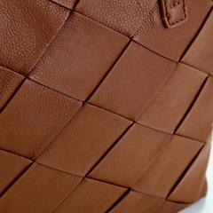 Etta WovenTote — Brown 4