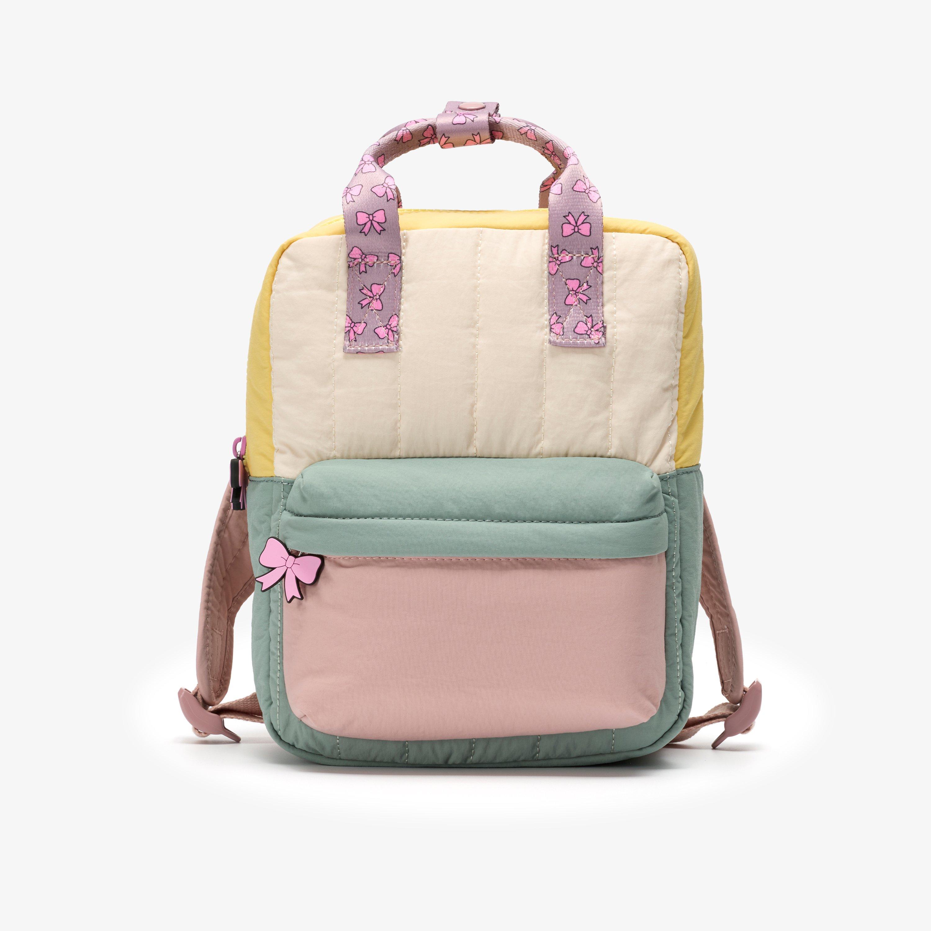 Mini Bow Backpack Cream Interest Backpack, view 1 of 6