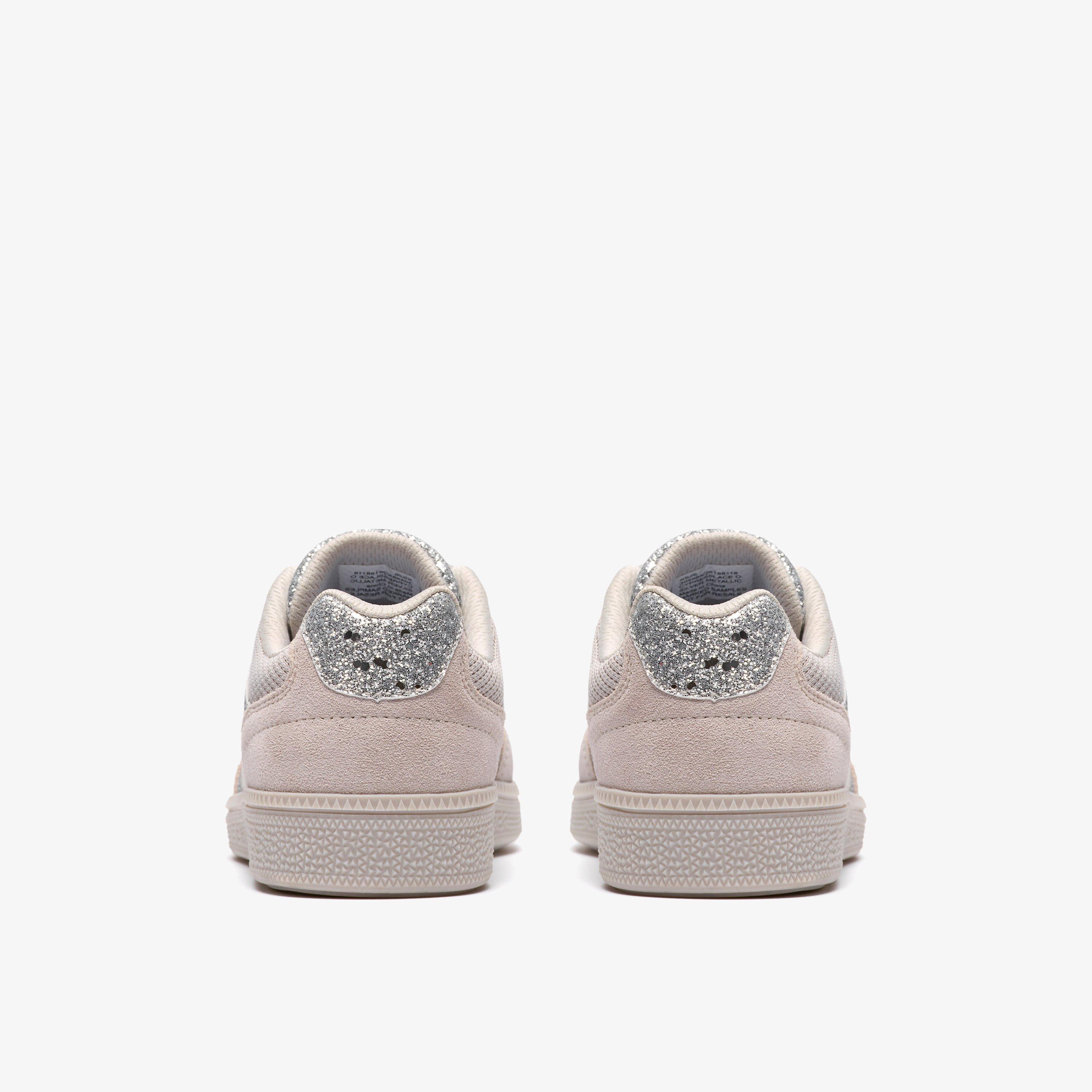Cypress Lace Older Silver Metallic Trainers, view 5 of 6