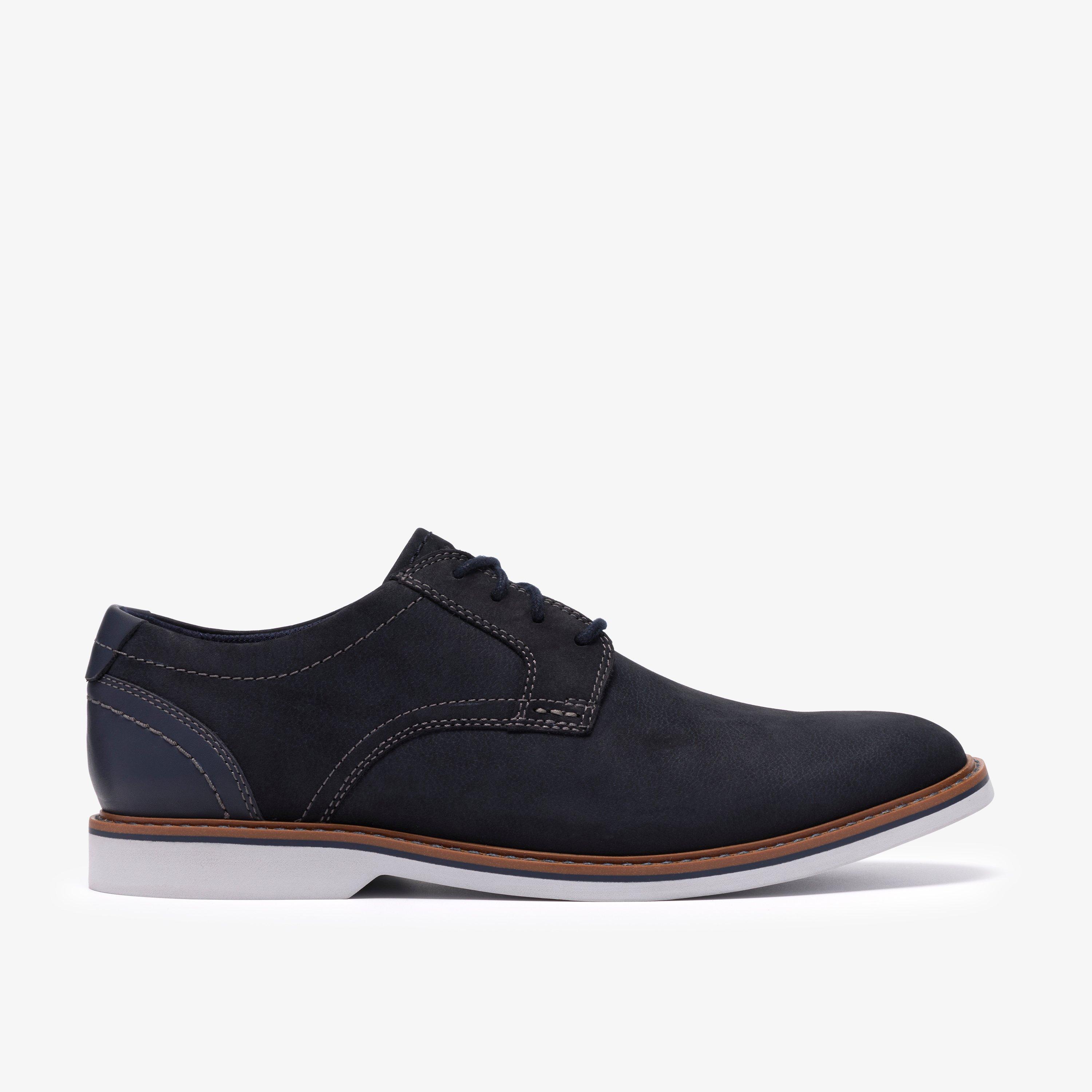 Radcliff Low Navy Nubuck Oxfords Lace Up, view 1 of 6