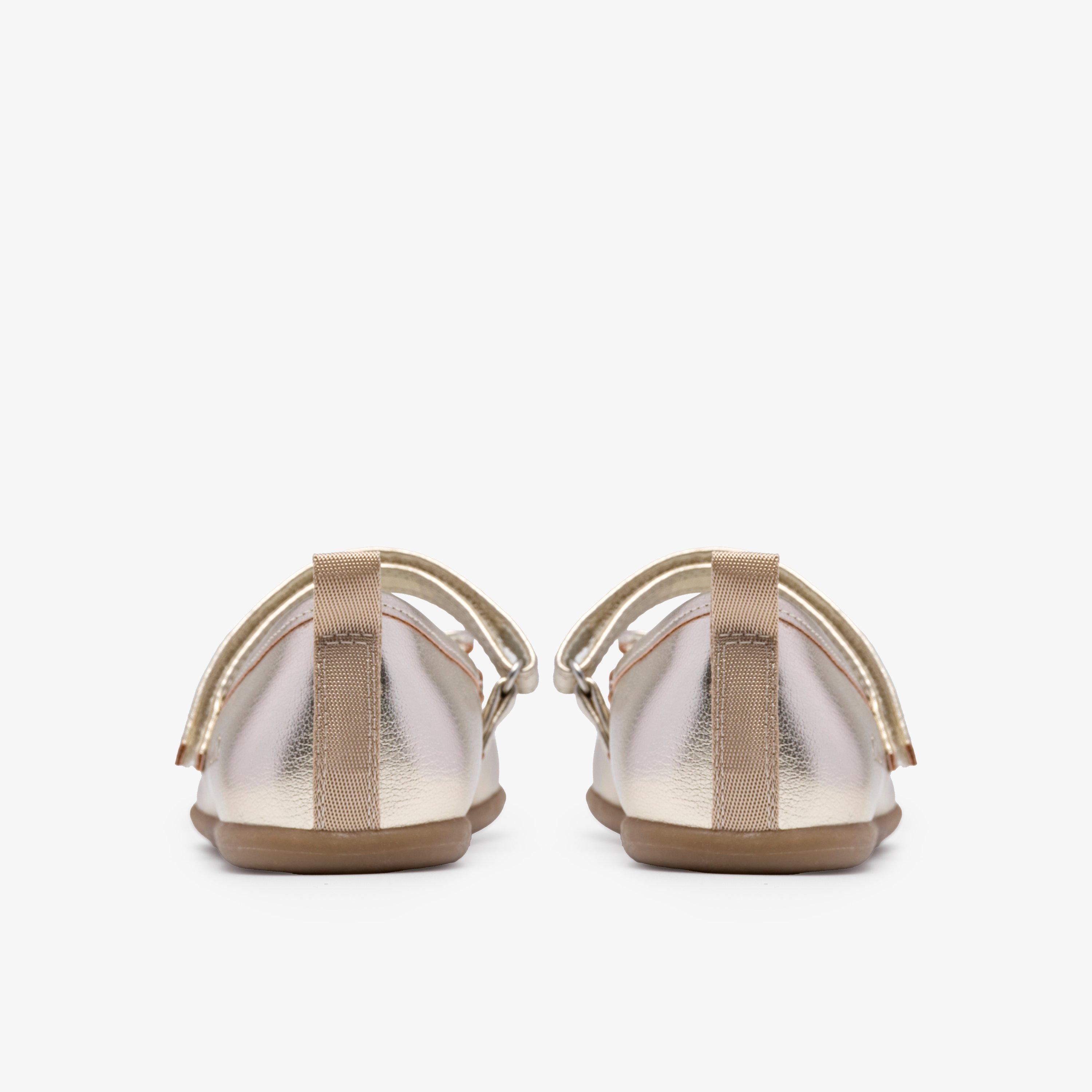 Charm Tap Kid Champagne Ballet Pumps, view 5 of 6