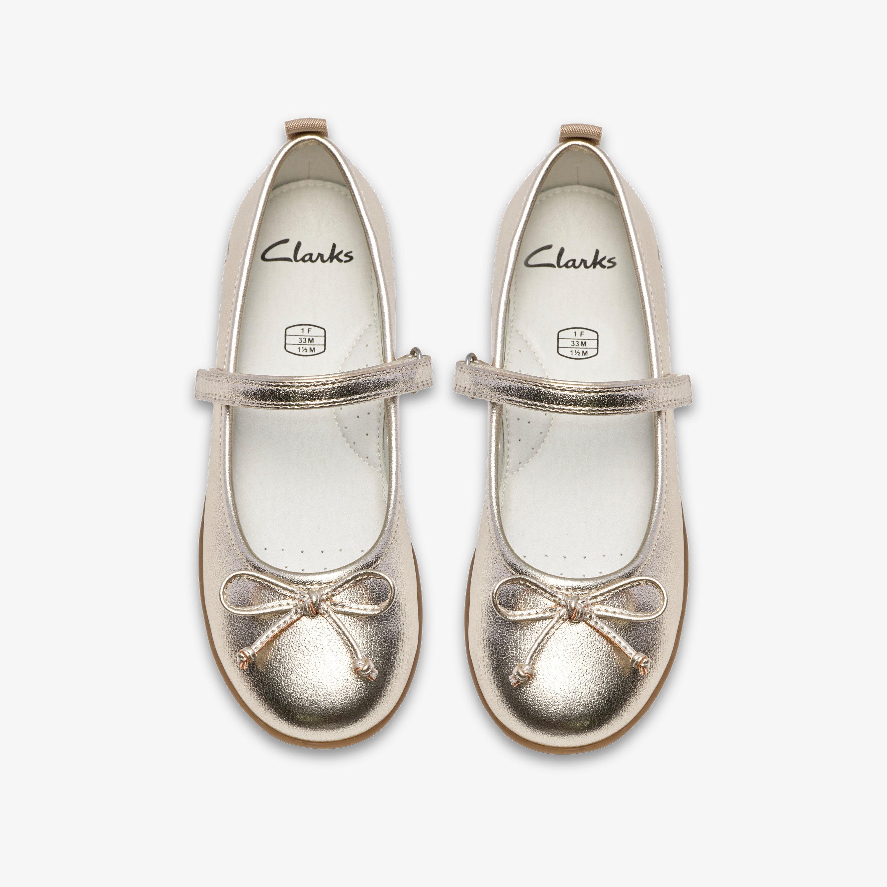 Charm Tap Kid Champagne Ballet Pumps, view 6 of 6